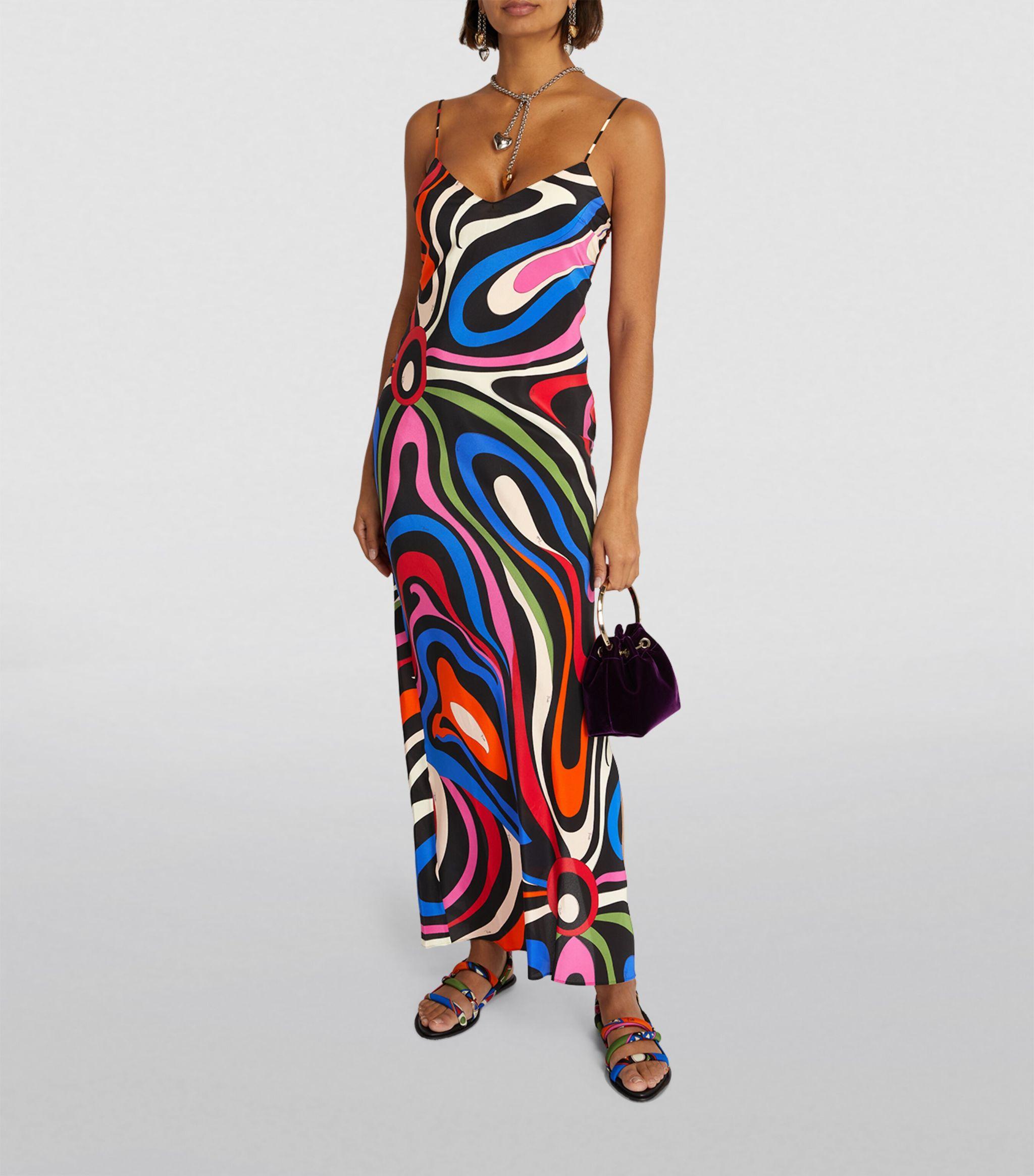 PUCCI Pucci Silk Slip Dress | Lyst PUCCI Pucci Silk Slip Dress | Lyst