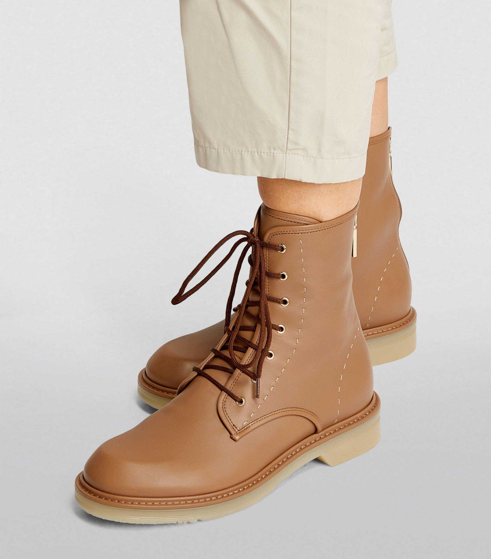 Max mara combat boots cheap