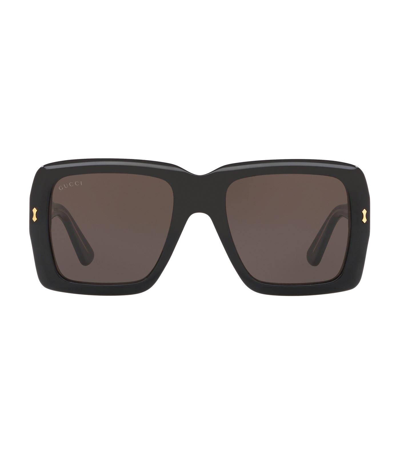 Gucci Oversized Square Sunglasses In Black Lyst