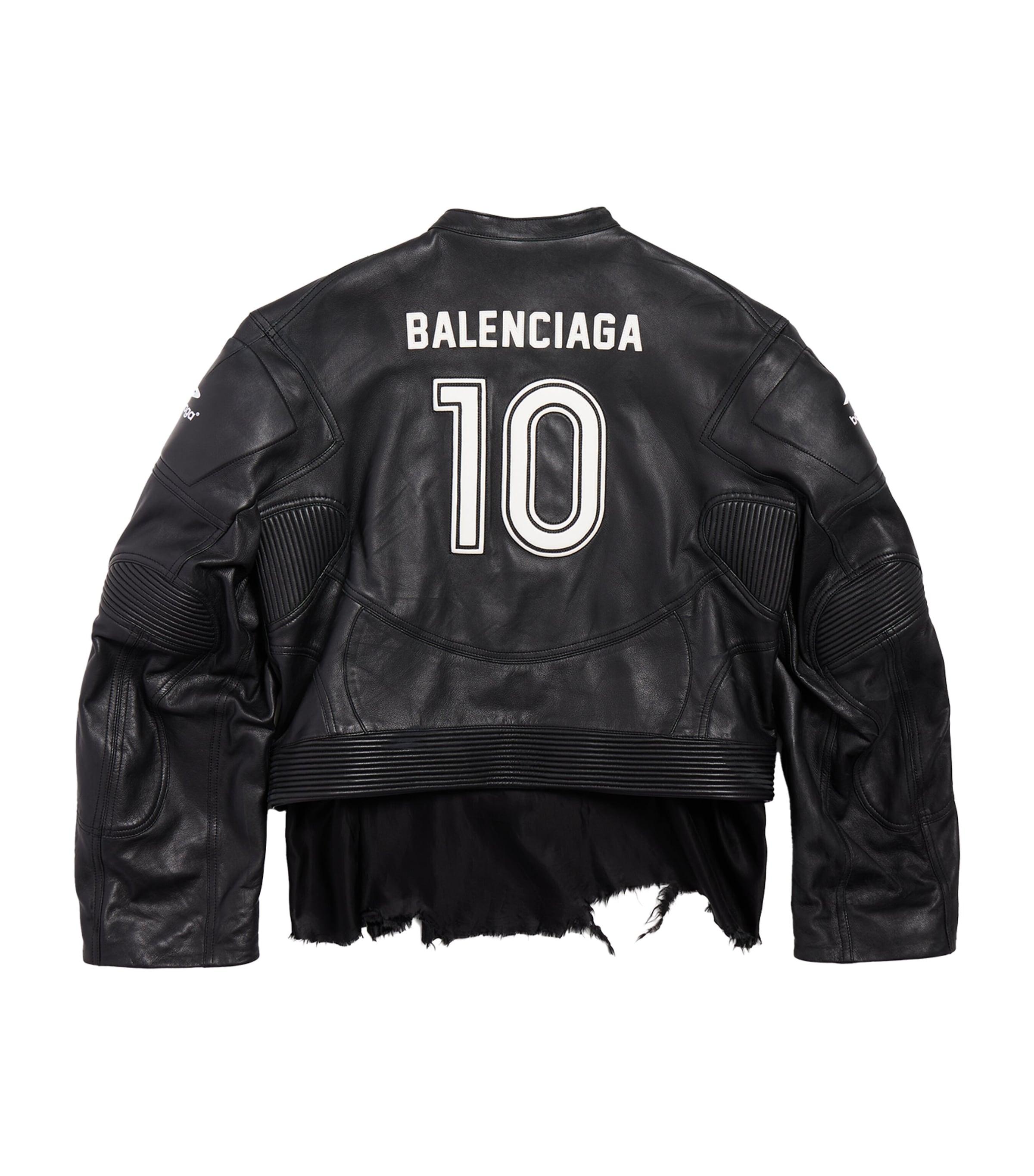 Balenciaga Racer Jacket in Black for Men | Lyst