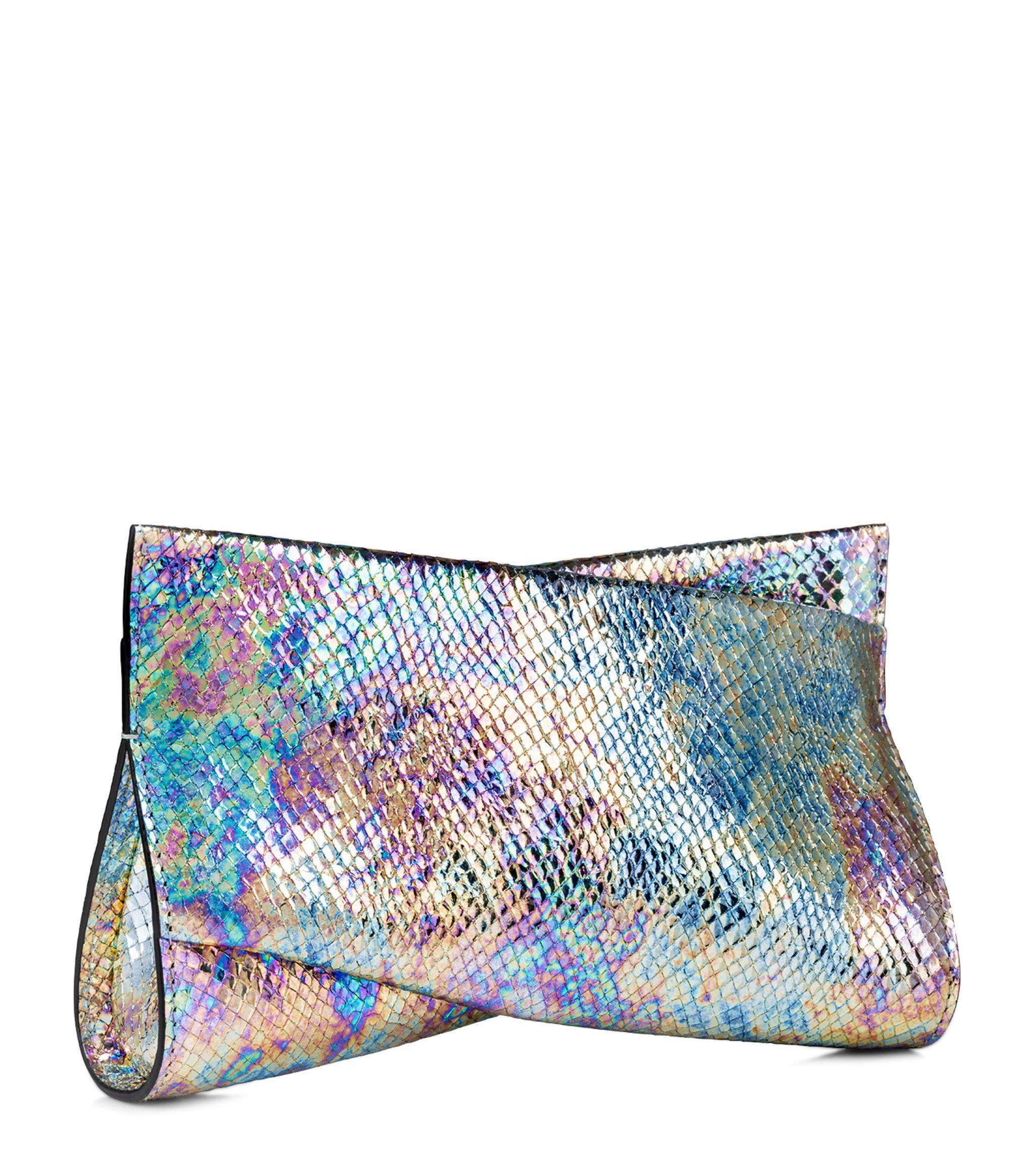 Christian Louboutin Loubitwist Small Patent Clutch Bag - Bergdorf Goodman