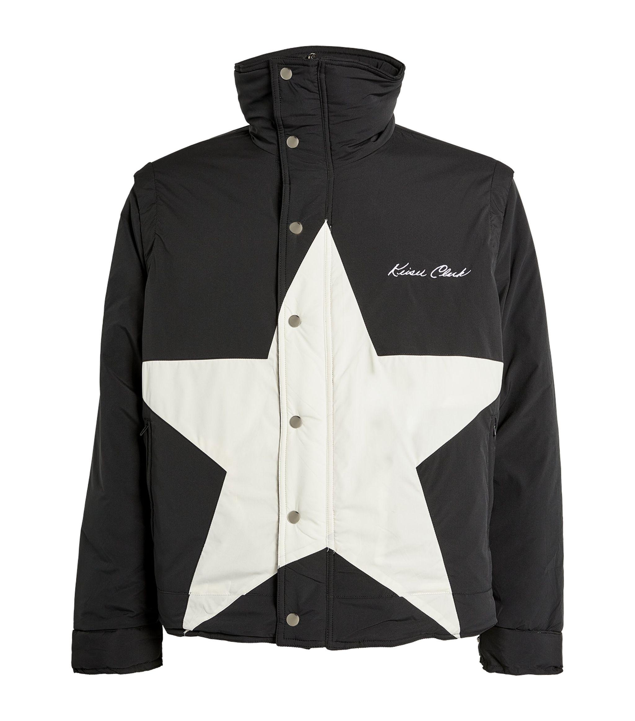 Keiser Clark Reversible Star Puffer Jacket in Black for Men | Lyst