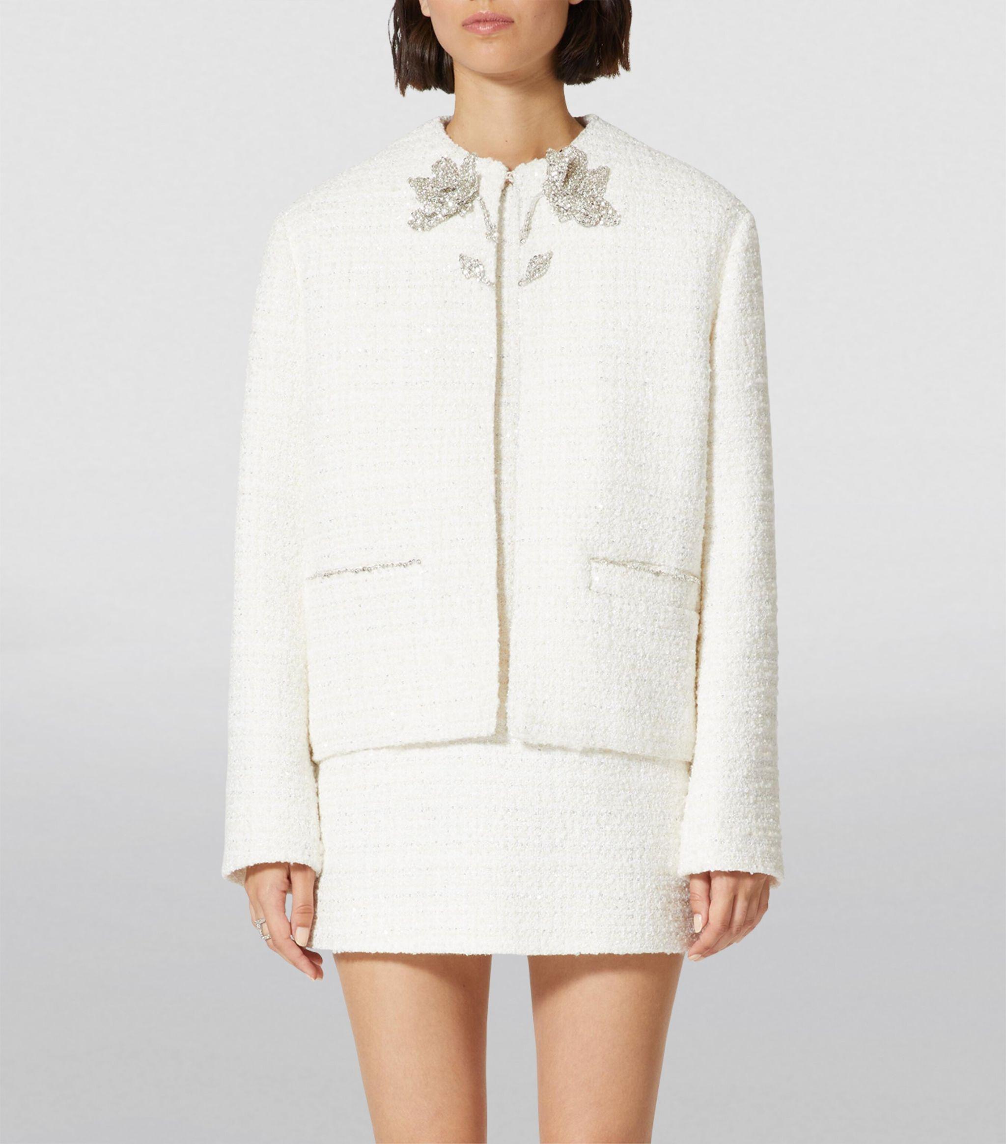 ジャケット VALENTINO GARAVANI White Cotton Blazer Valentino Oversized Double-Breasted Twill Blazer in White