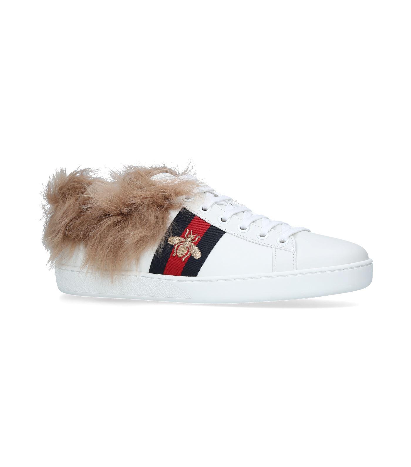 gucci bee trainers womens