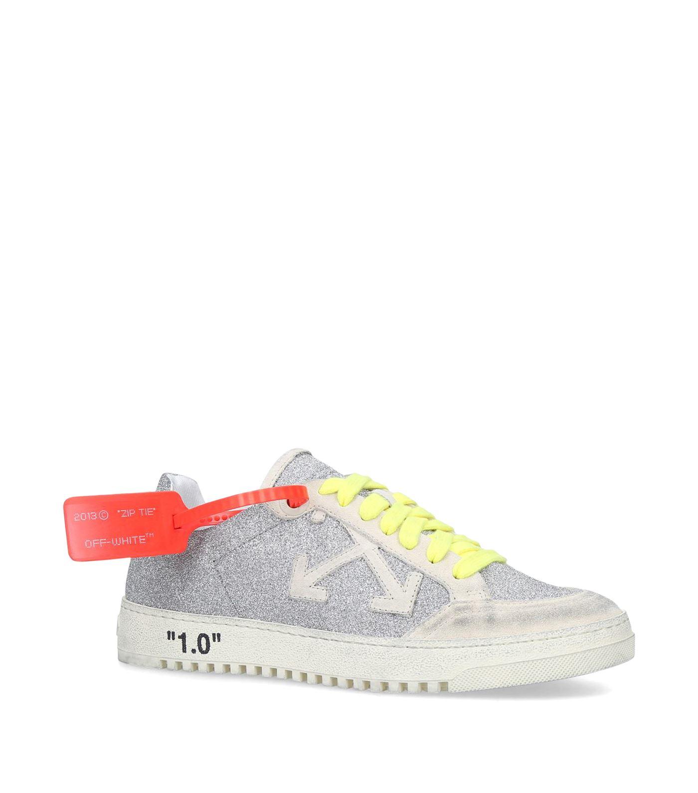 Low-Top Glitter Sneakers