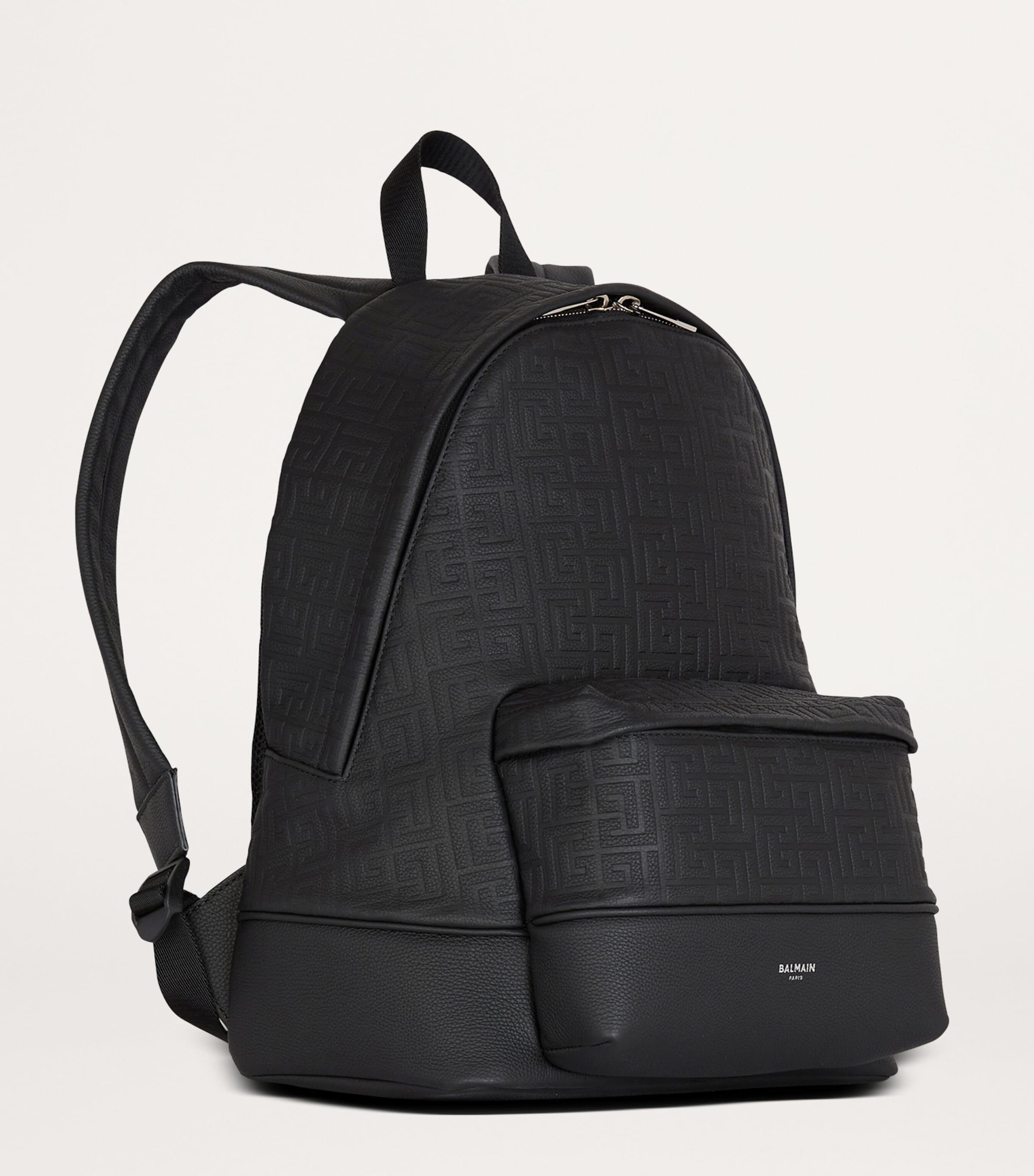 BALMAIN バルマン LEATHER BACKPACK レザーバックパック Balmain Backpacks for Men | Online Sale up to 37% off | Lyst