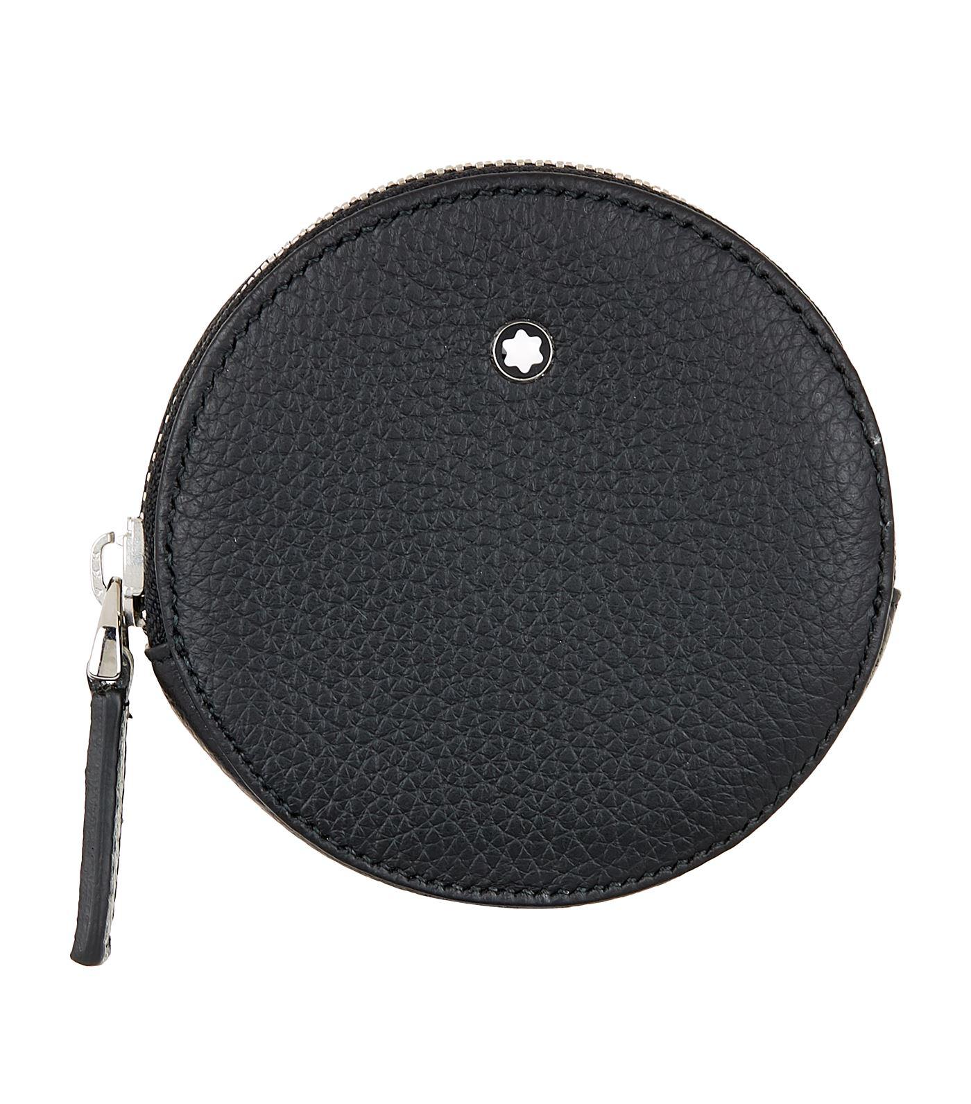 The Round Coin Pouch - Black