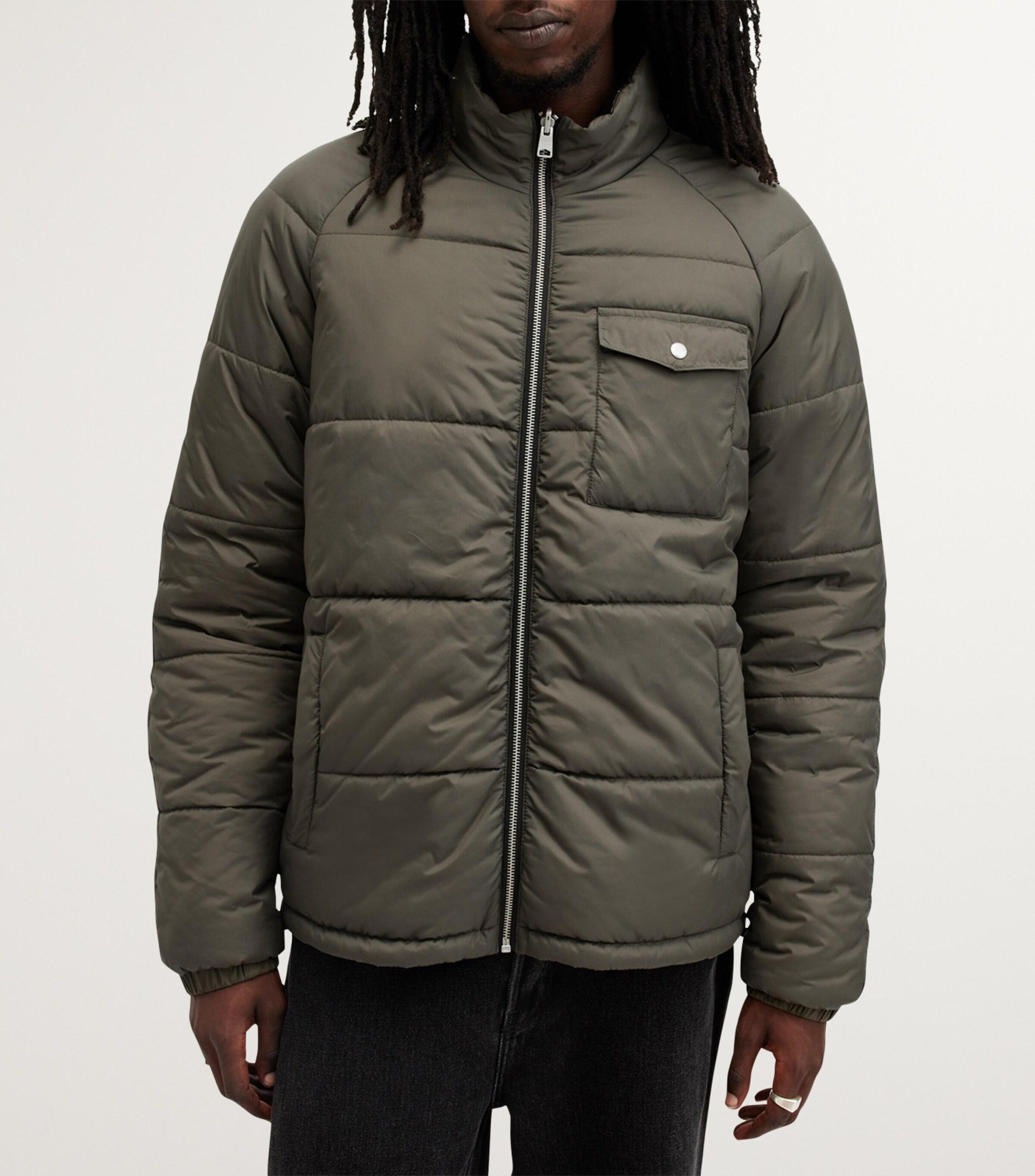 AllSaints Reversible Griffin Jacket in Green for Men | Lyst UK