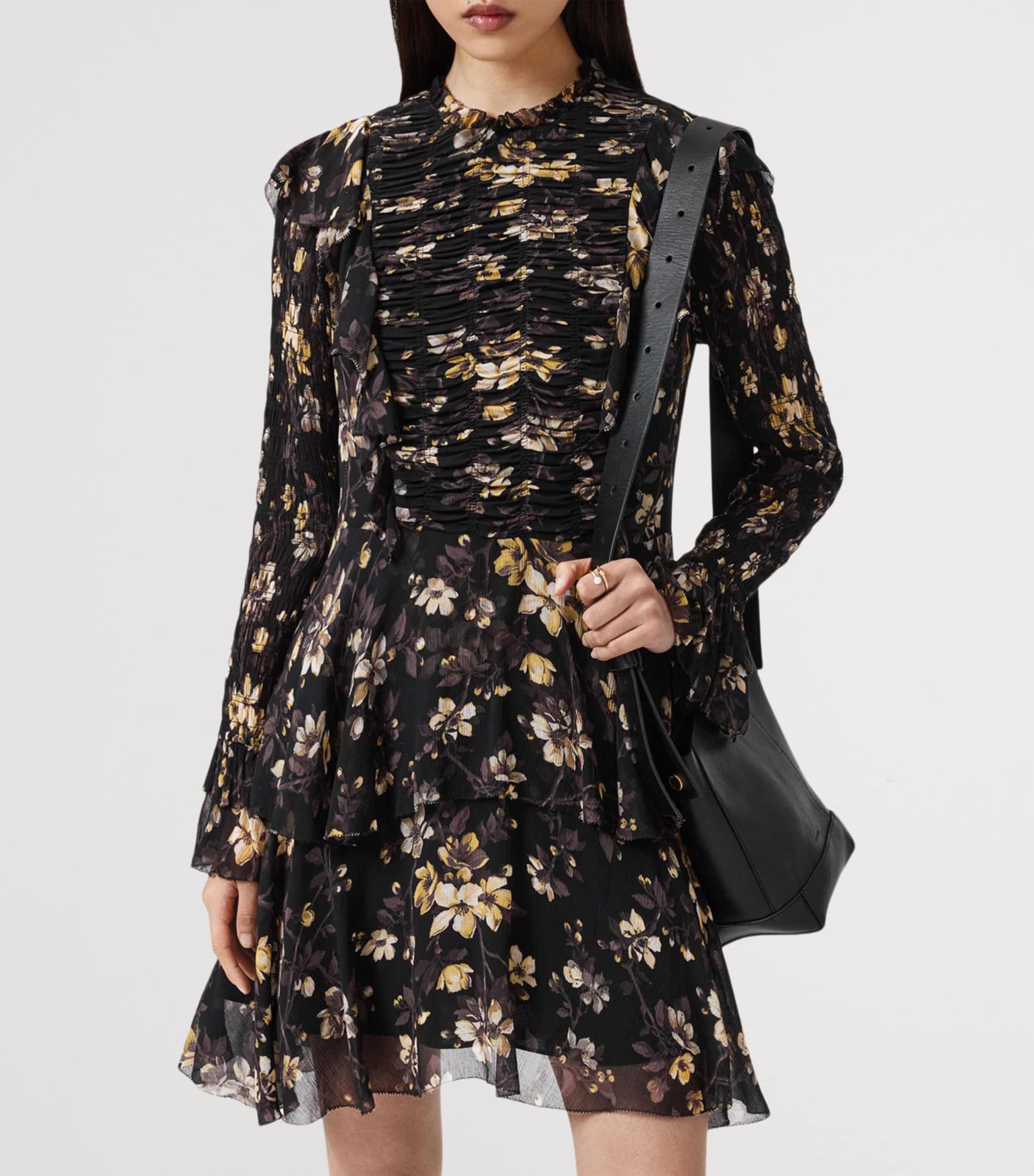 all saints black mini dress second hand All Saints AllSaints Black Mini Dress 15 OWNI