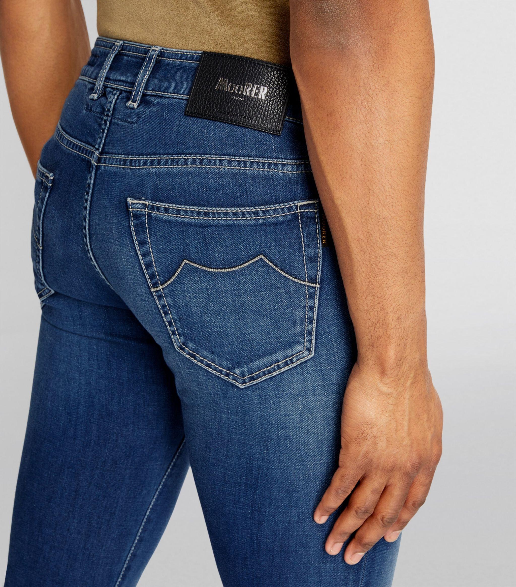Moorer Slim-fit Jeans in Blue for Men | Lyst