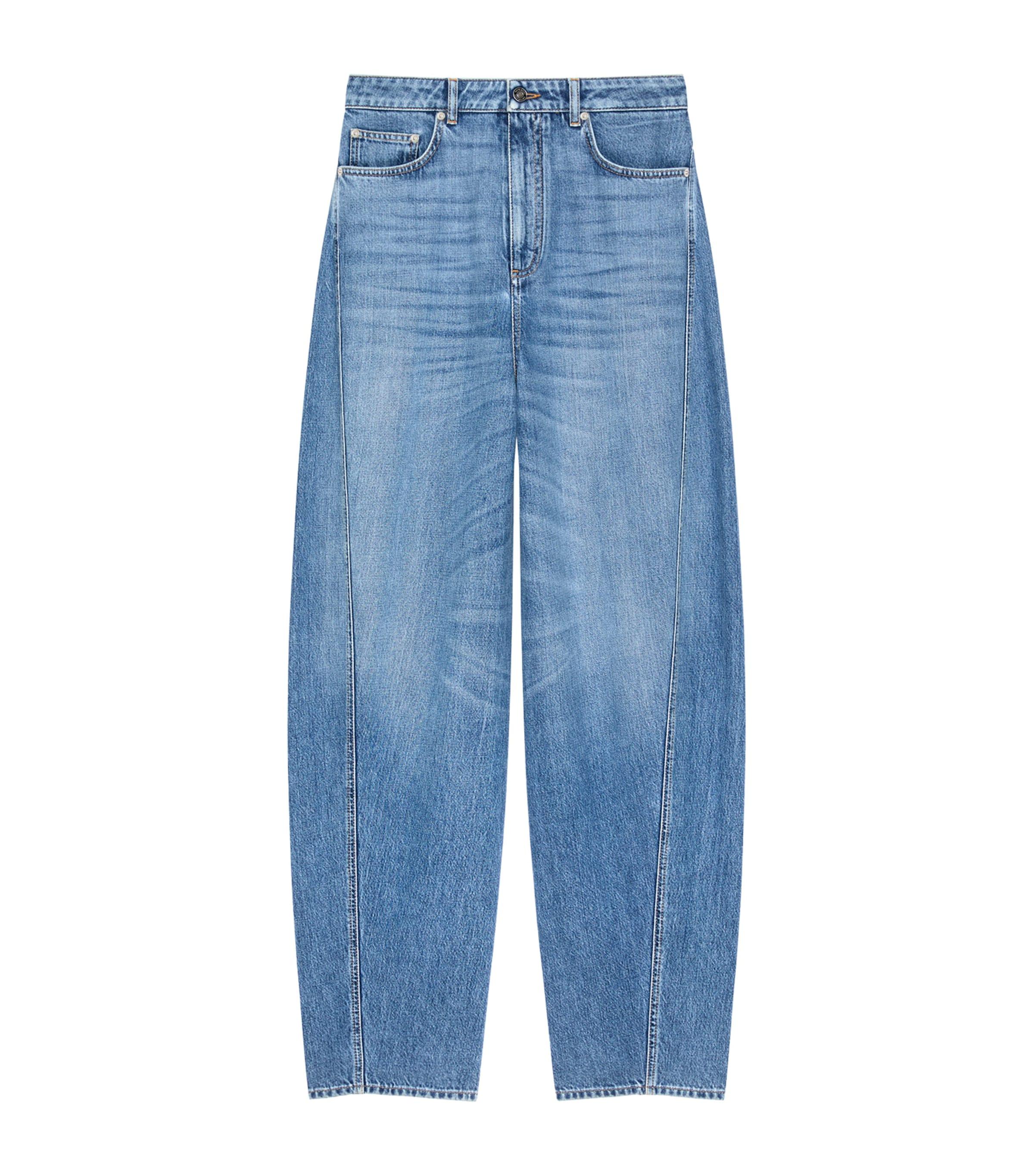 デニム・ジーパン GIVENCHY BARREL JEANS IN DENIM Givenchy Barrel Jeans for Women | Lyst