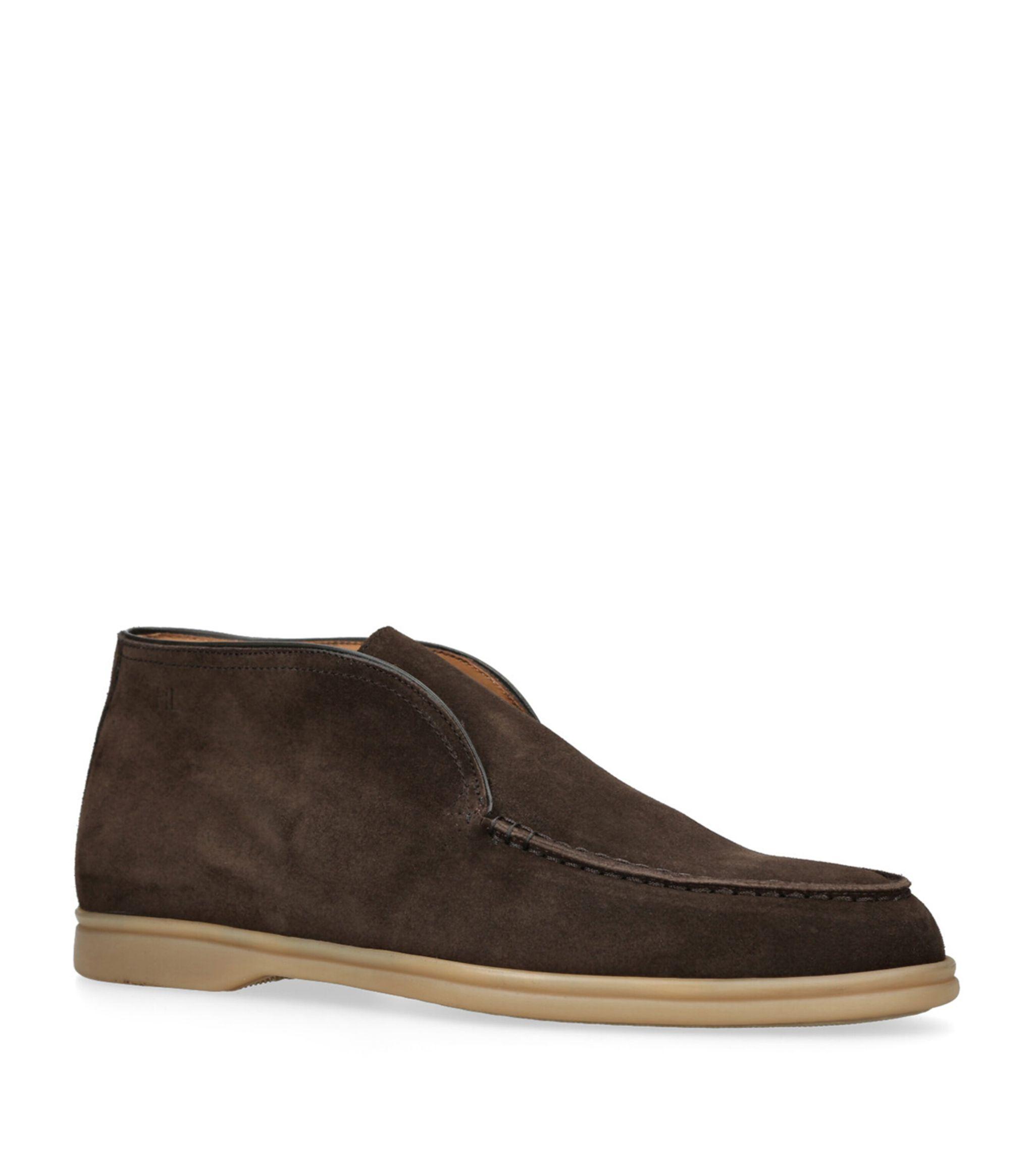 Harry's Of London Suede Tower Boots in Brown for Men | Lyst