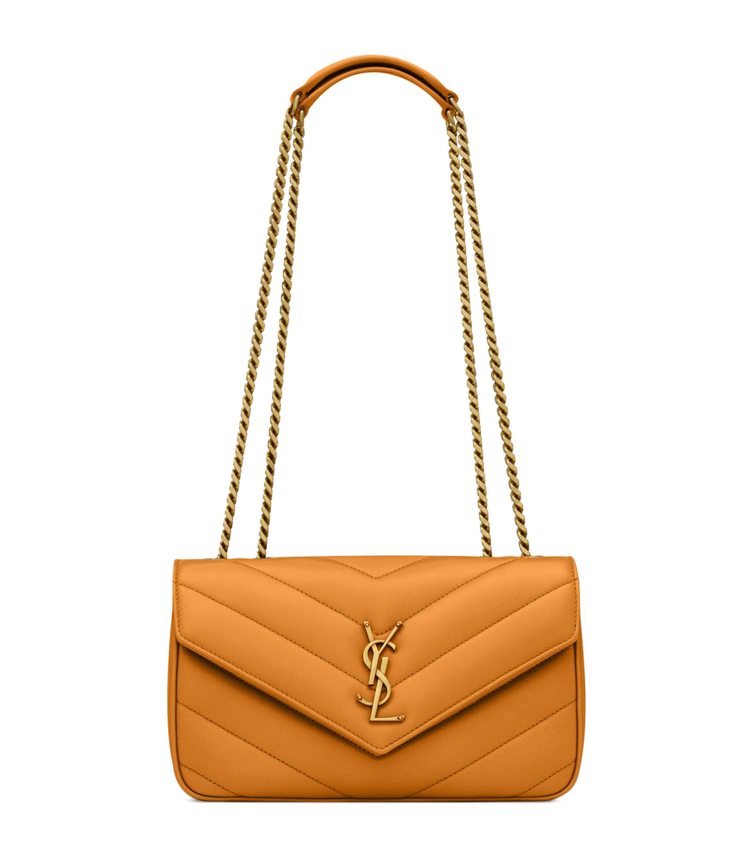 Saint Laurent Small Loulou Matelassé Shoulder Bag in Natural Lyst