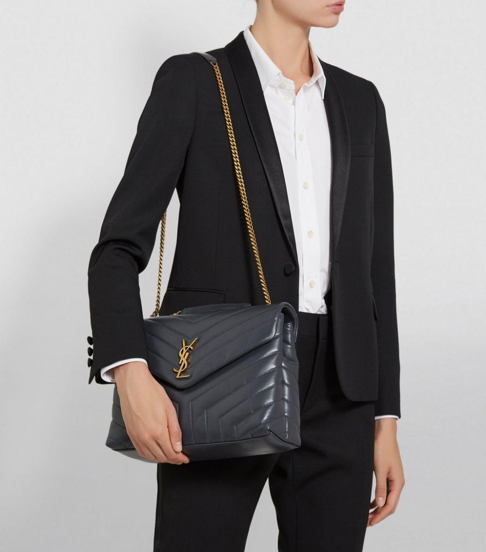 ysl loulou medium navy