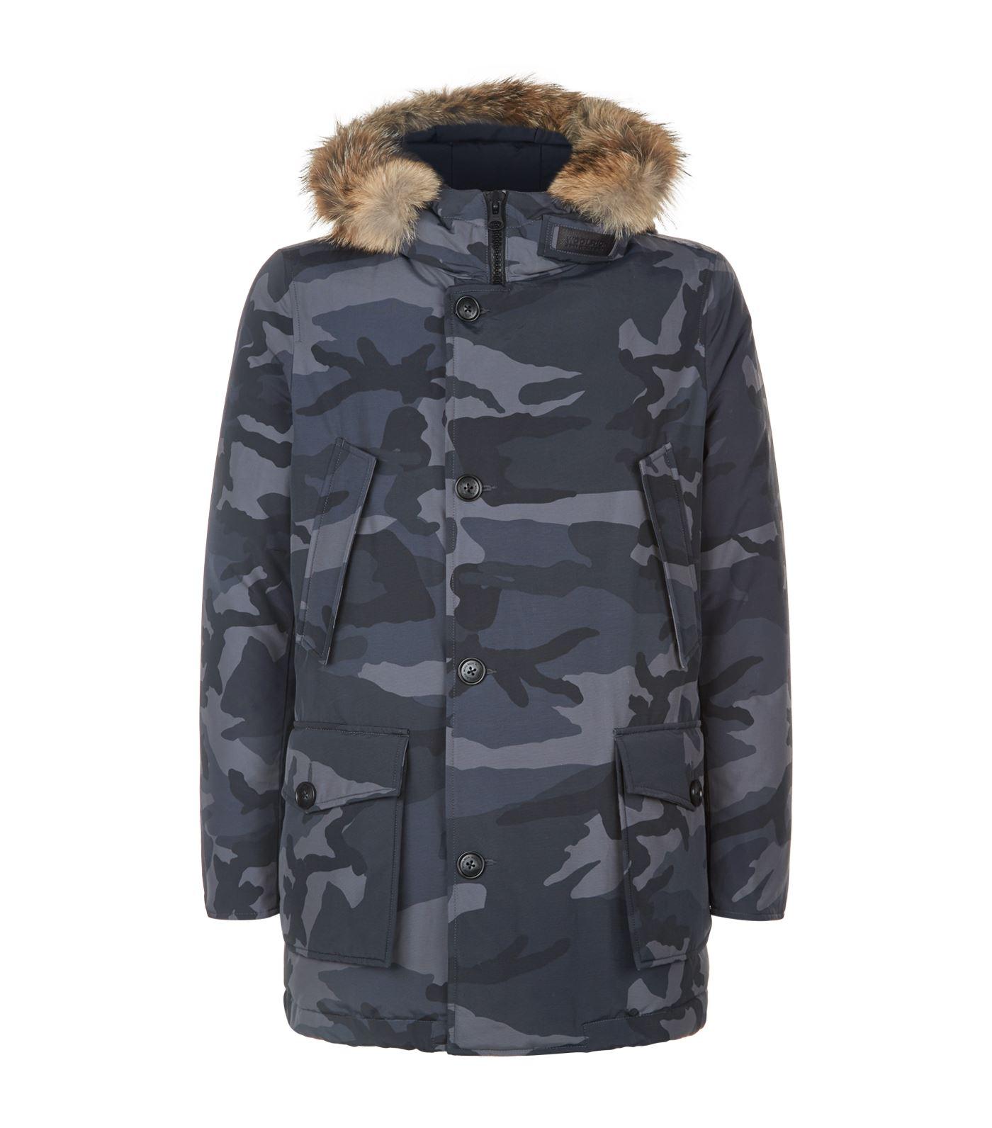 Woolrich Camouflage Arctic Parka In Grey Gray For Men Lyst Woolrich Camouflage Arctic Parka In Grey Gray For Men Lyst