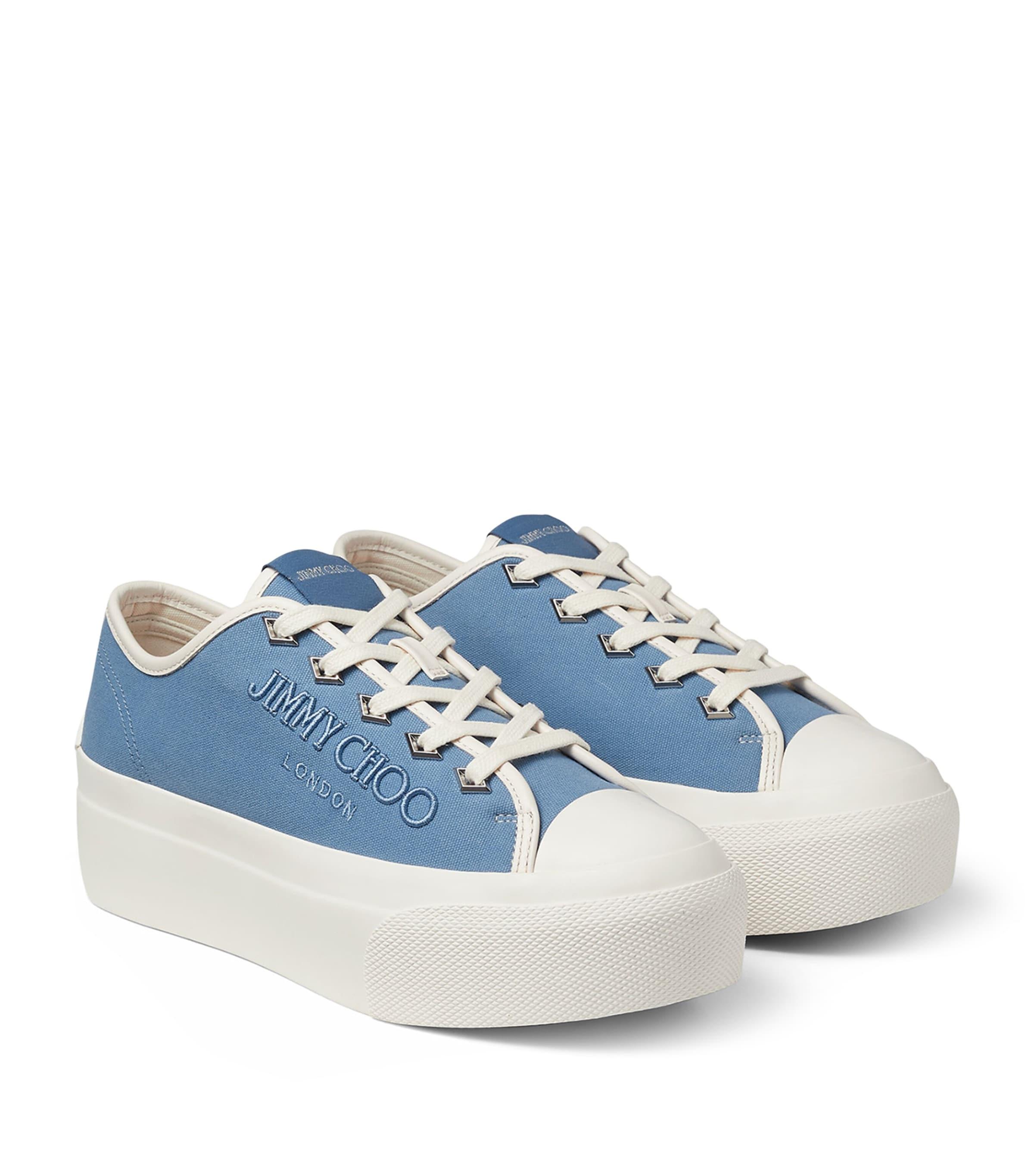 Jimmy Choo Palma Maxi Sneakers in Blue | Lyst UK