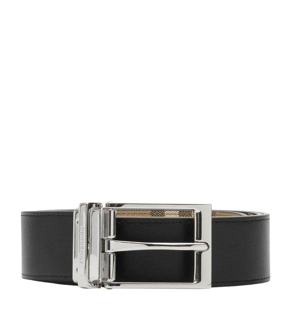 Burberry house check belt hot sale