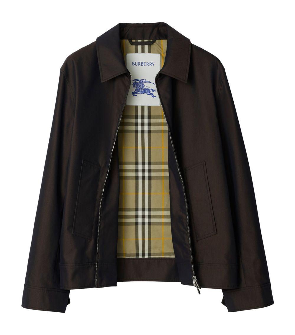 Burberry harrington jacket black sale
