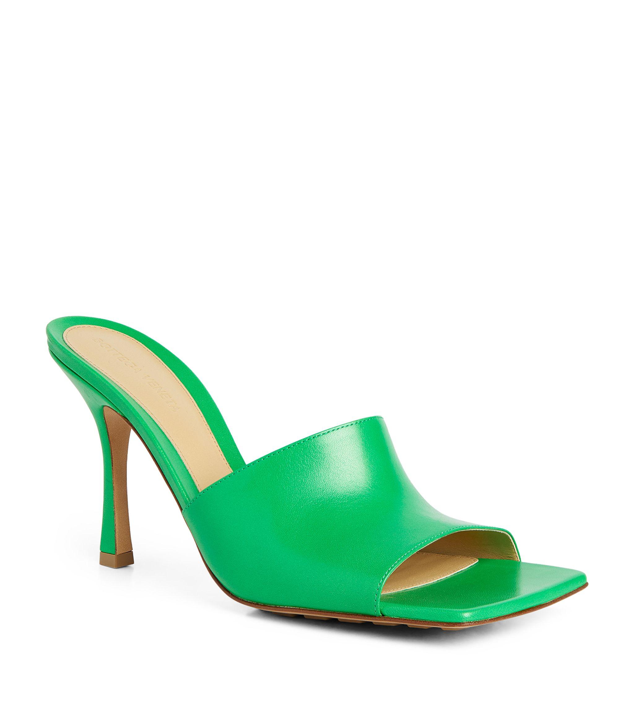 Bottega Veneta Leather Stretch Mules 90 