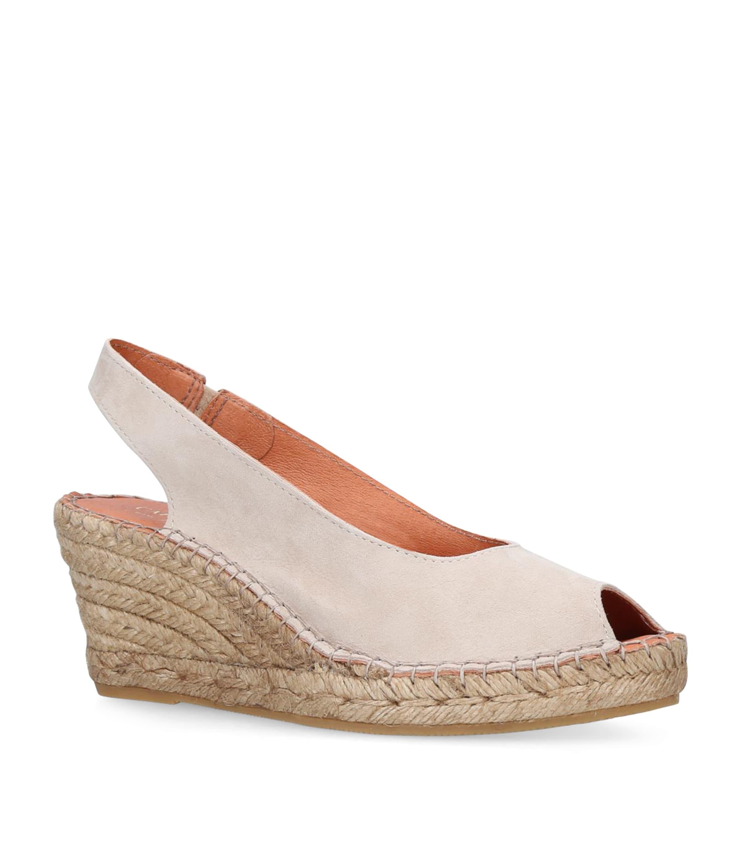 Carvela Kurt Geiger Sharon Wedge Sandals in Brown Lyst