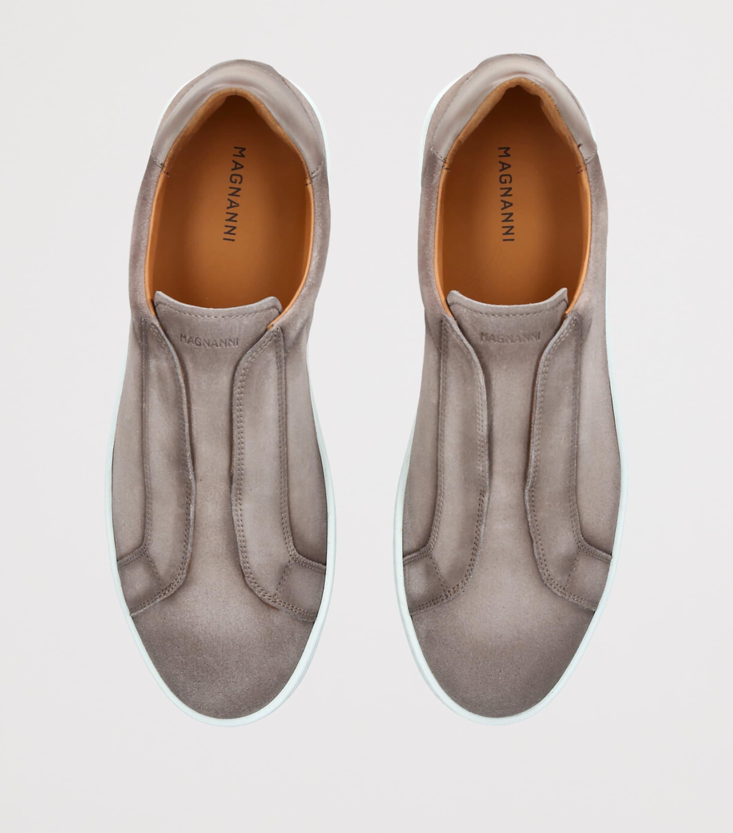 Magnanni Gray Suede Slip-On Sneakers MAGNANNI | SS25 | Serino Slip Sneaker Effortless  main image 4