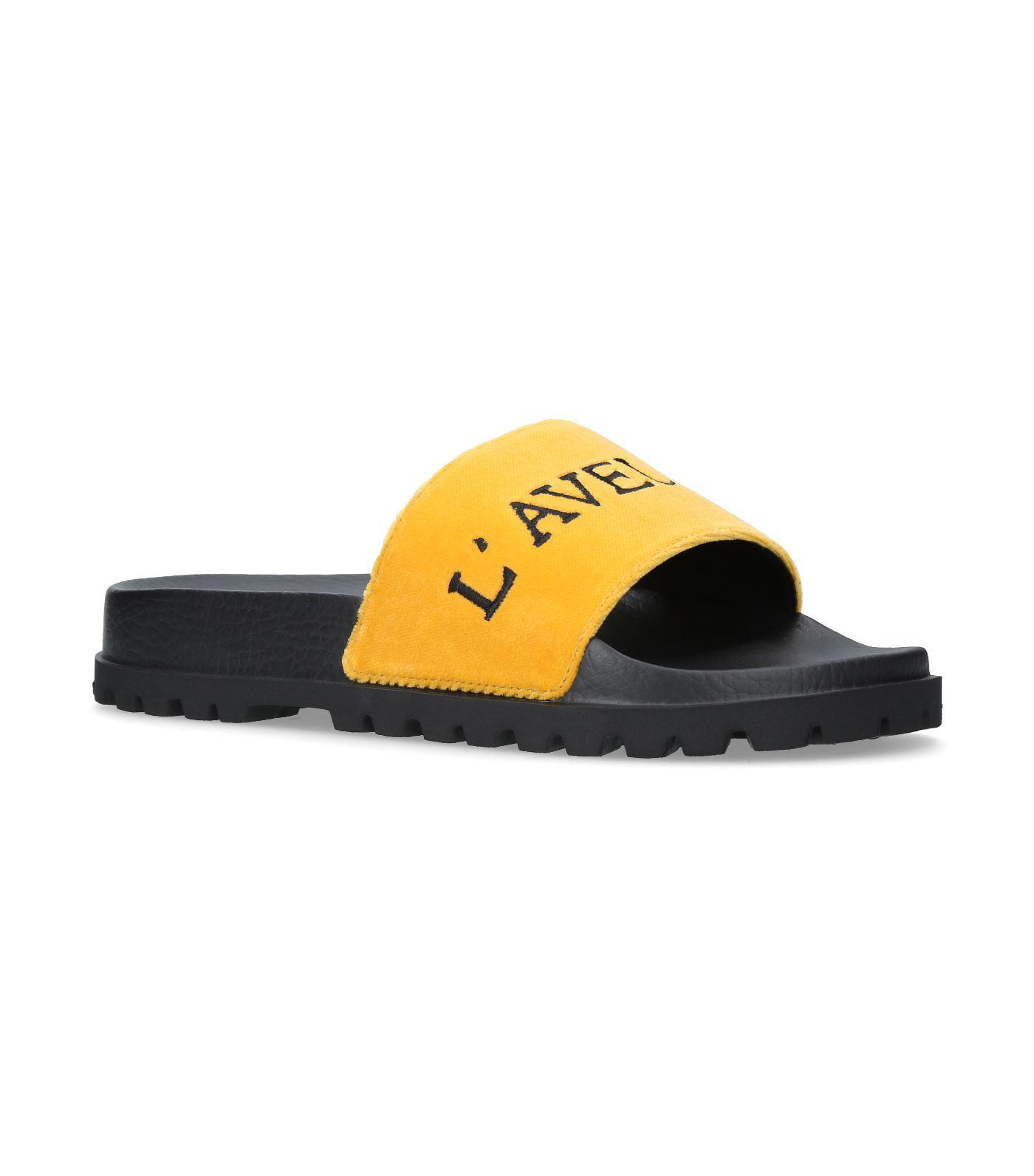 gucci yellow slides