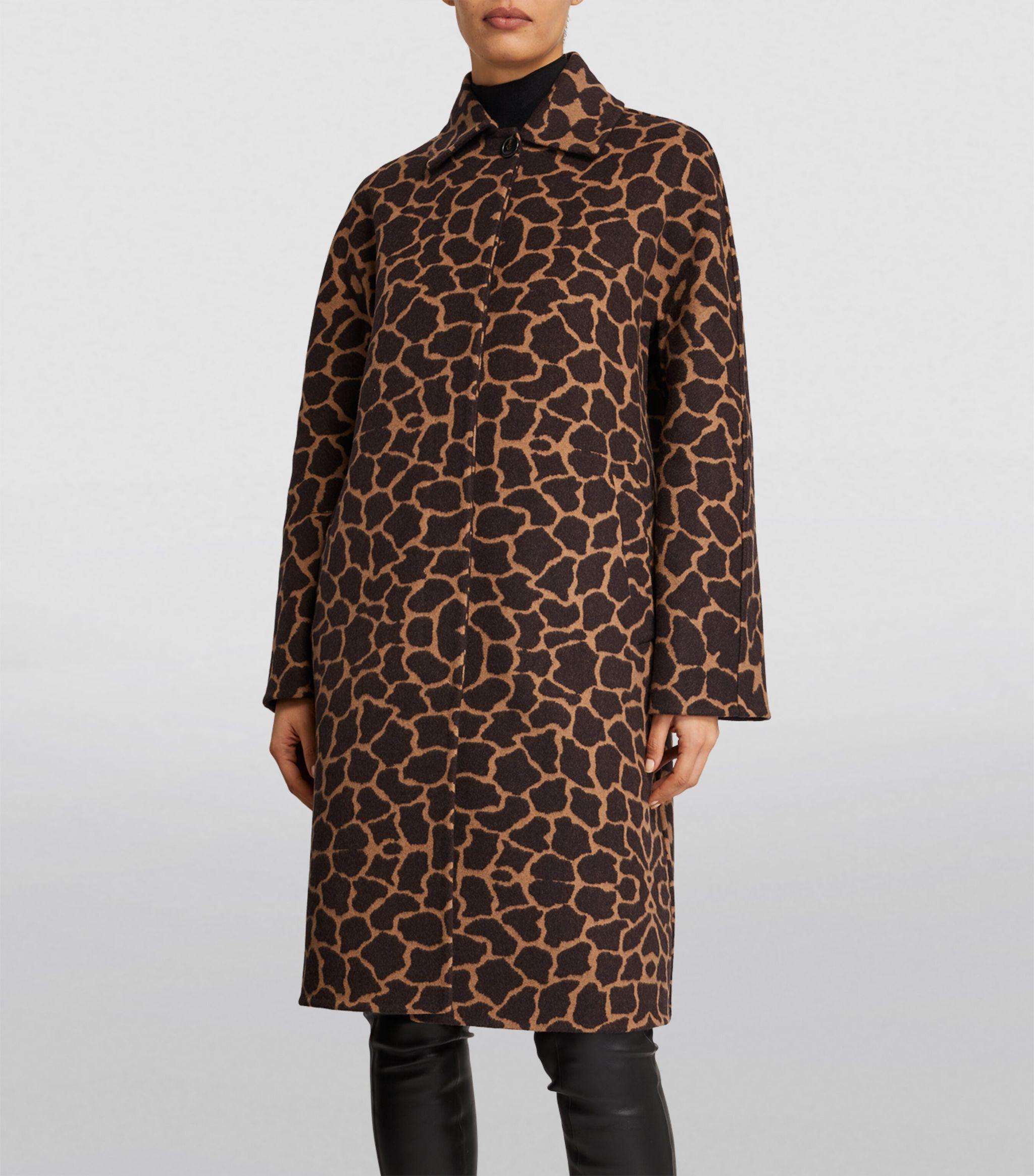 Max mara hotsell leopard coat