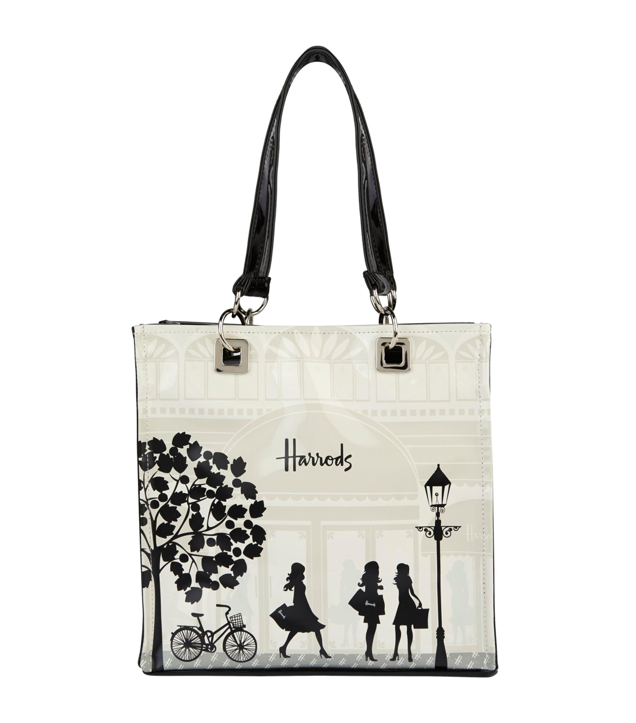 Harrods Small Knightsbridge Storefront Shopper Bag Lyst
