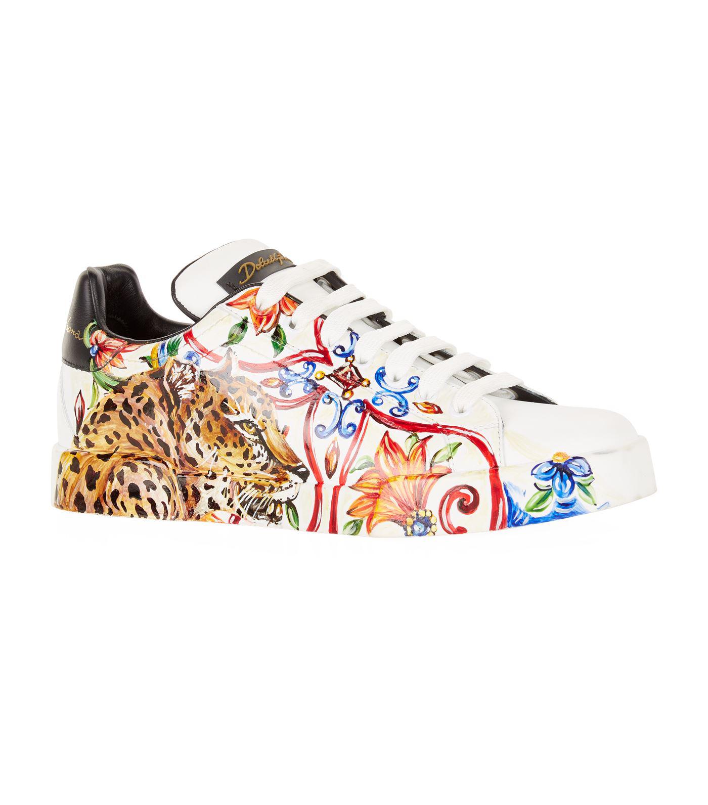 dolce and gabbana hand painted shoes