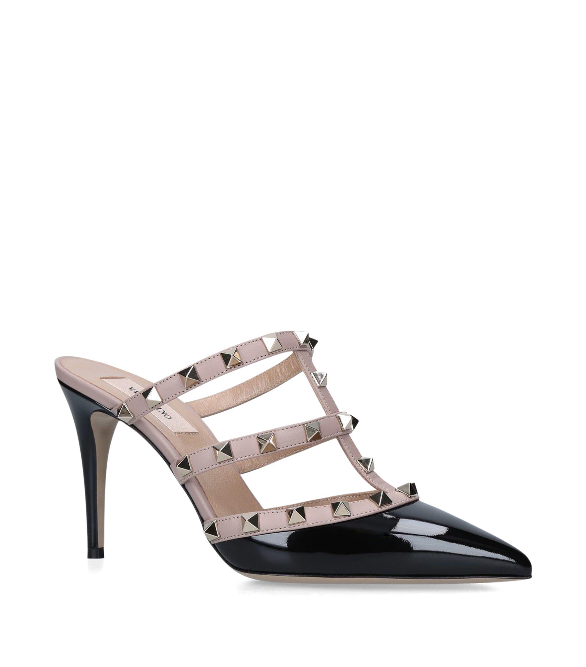 rockstud strappy mule