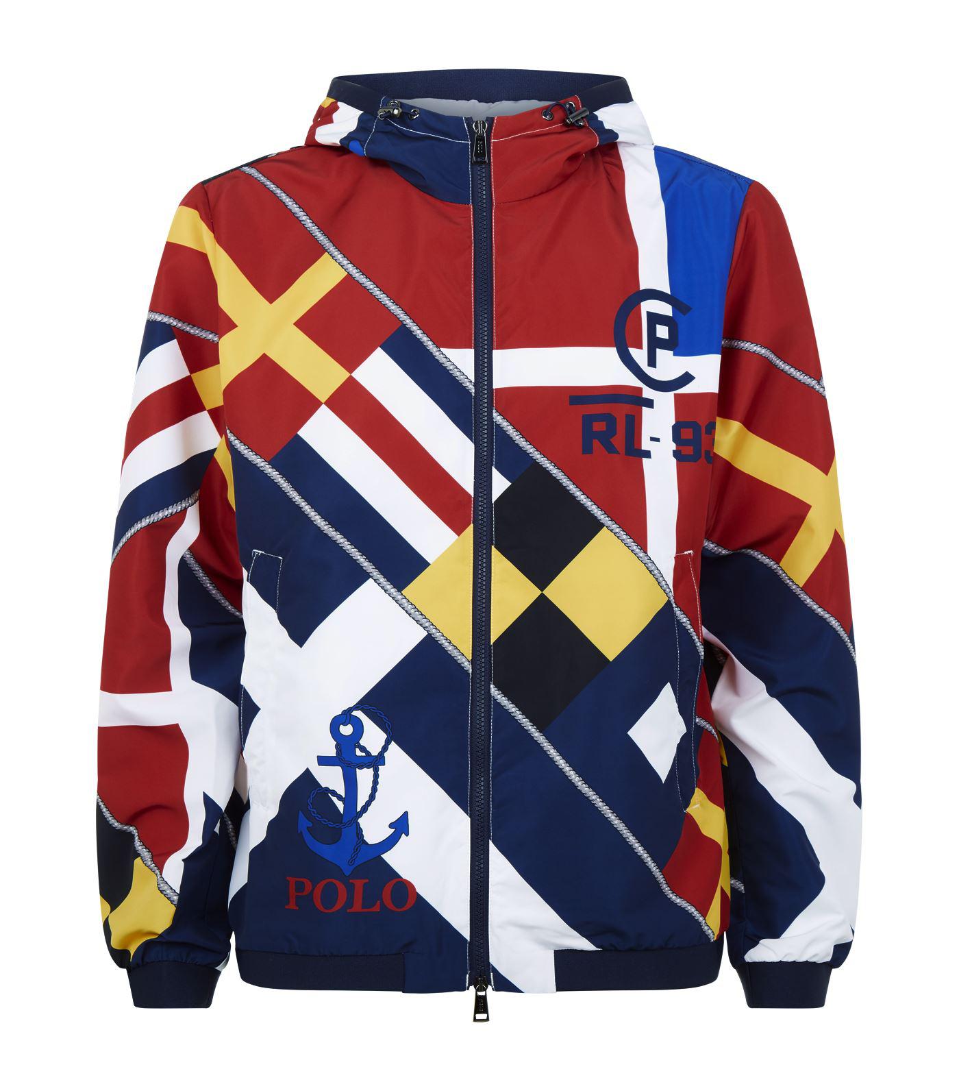 Polo Ralph Lauren Sailing Flags Jacket in Blue for Men Lyst