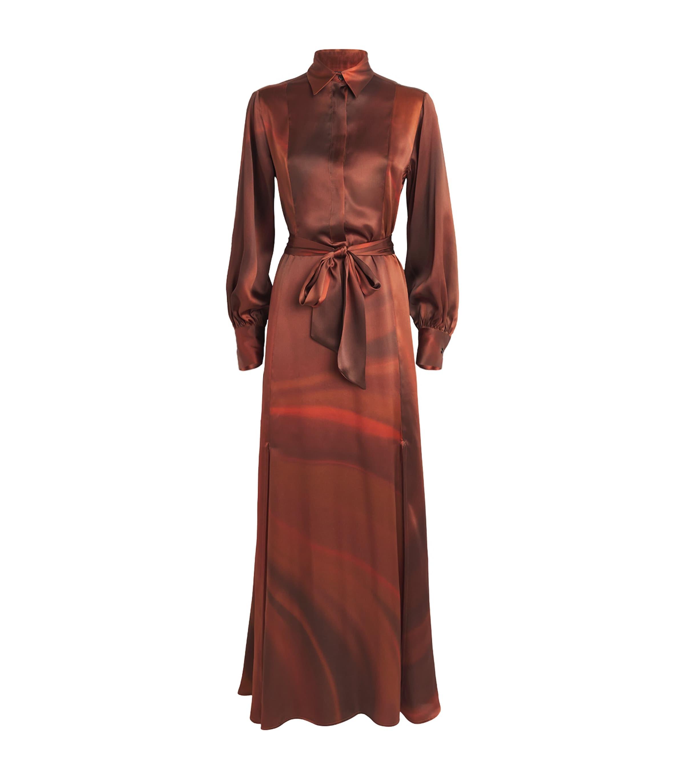 ワンピース KITON SILK DRESS Kiton Silk Midi Dress | Black | FARFETCH