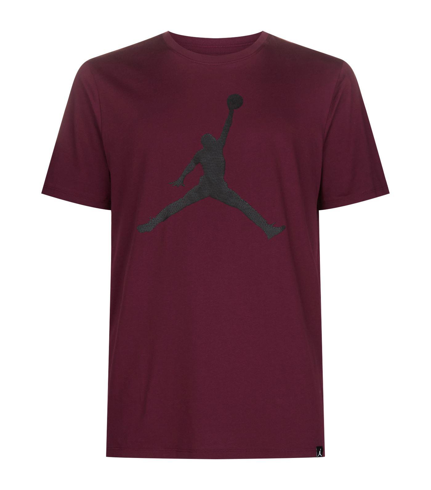 maroon jordan shirt