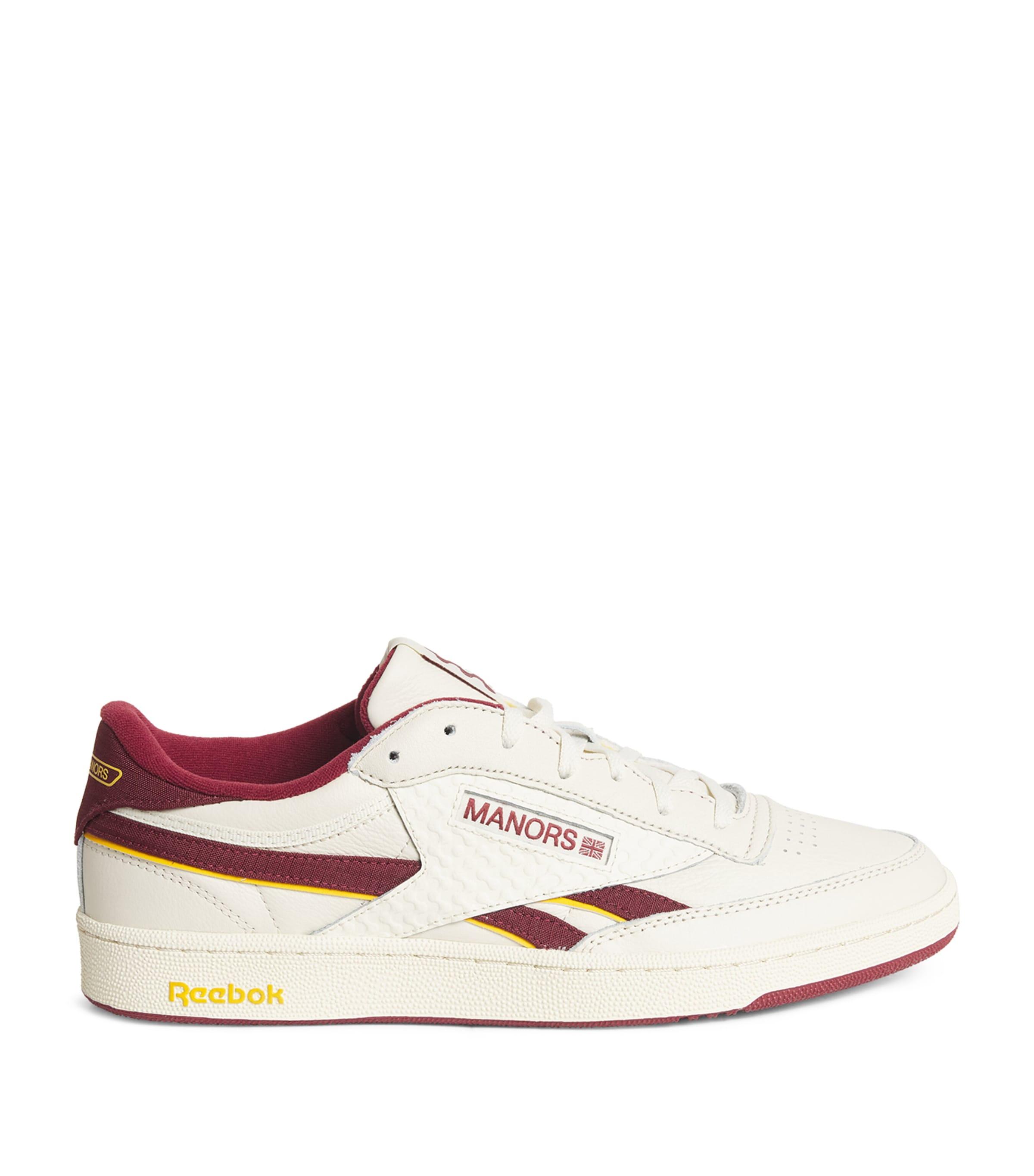 Manors X Reebok Club C Revenge Sneakers in White for Men | Lyst UK
