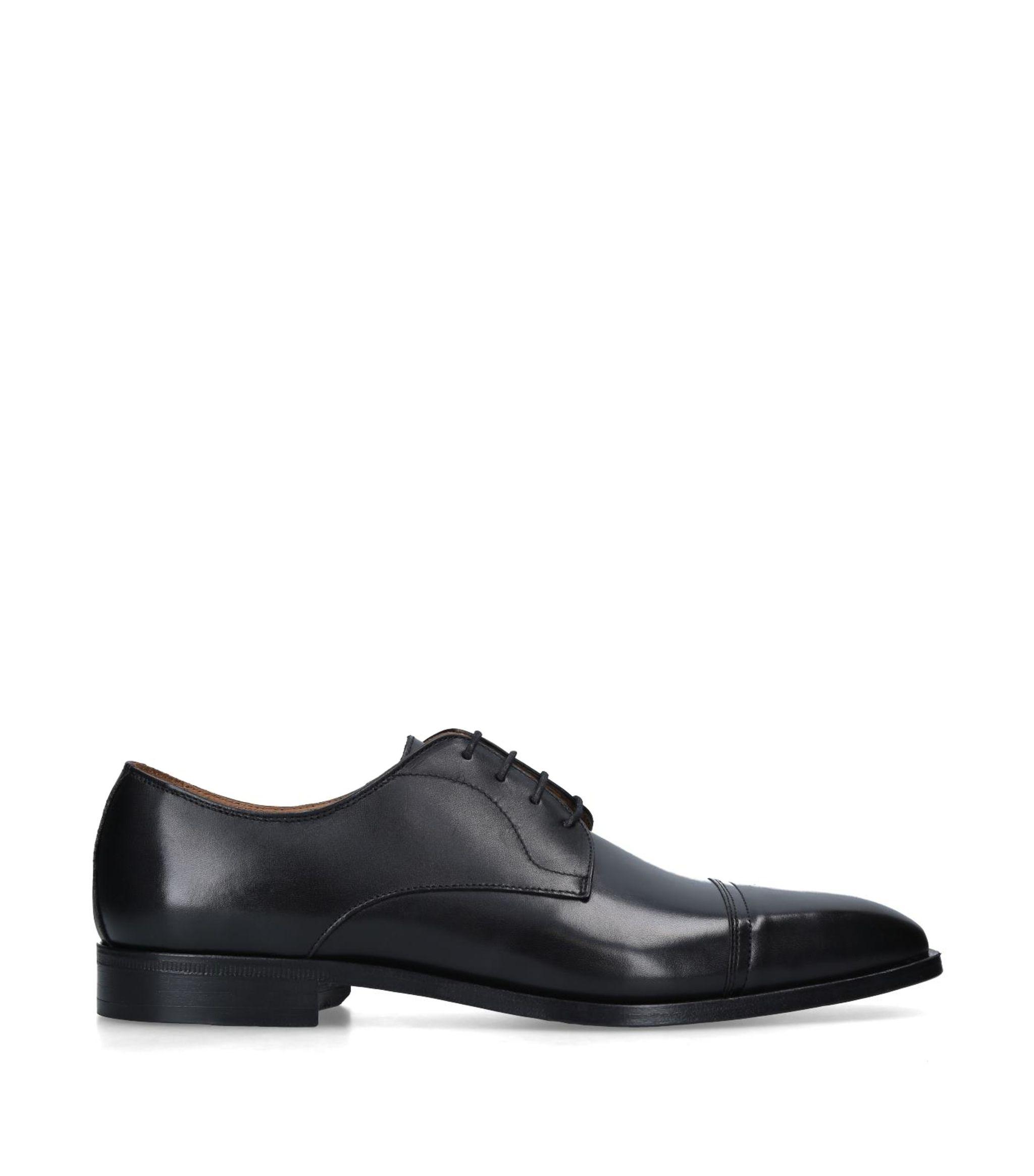 BOSS by Hugo Boss Leather Richmont Derby Shoes in Black for Men - Lyst