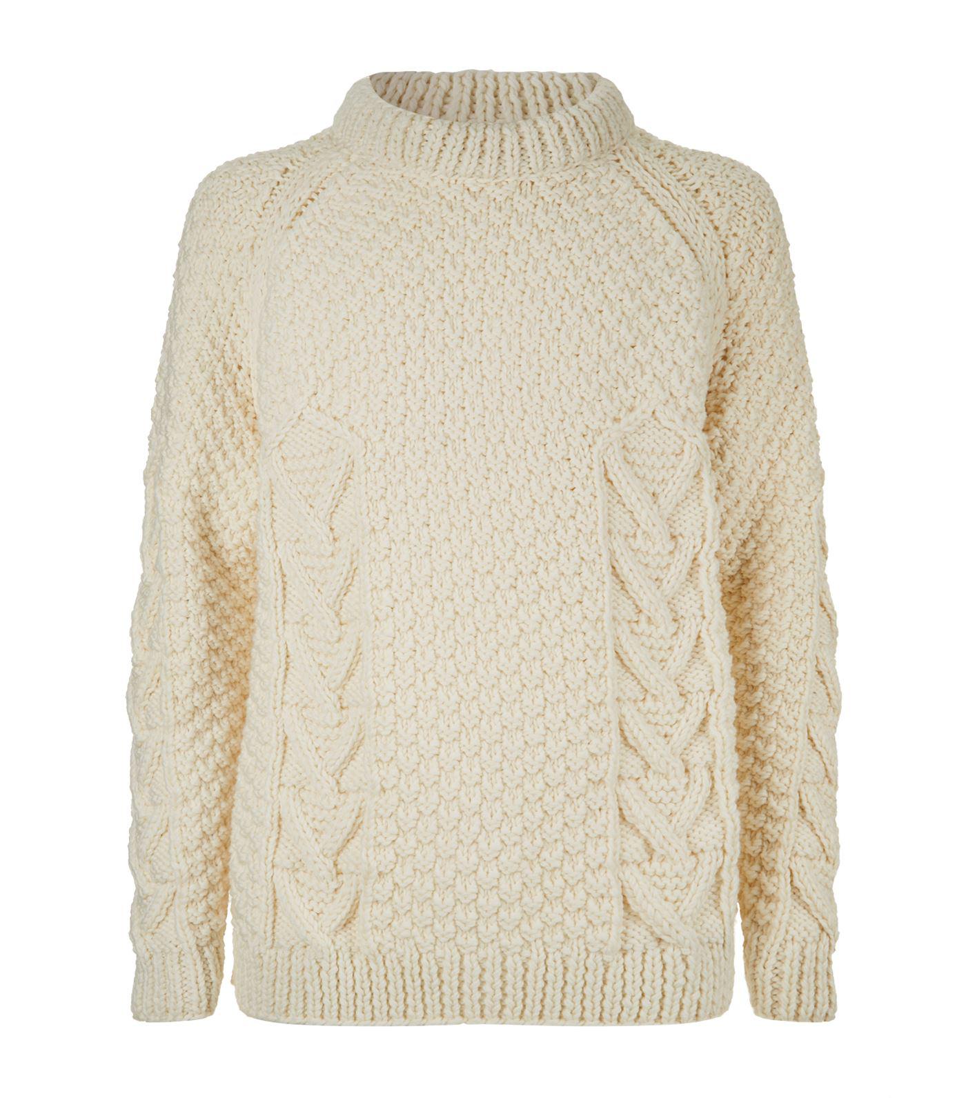 loewe cable knit sweater