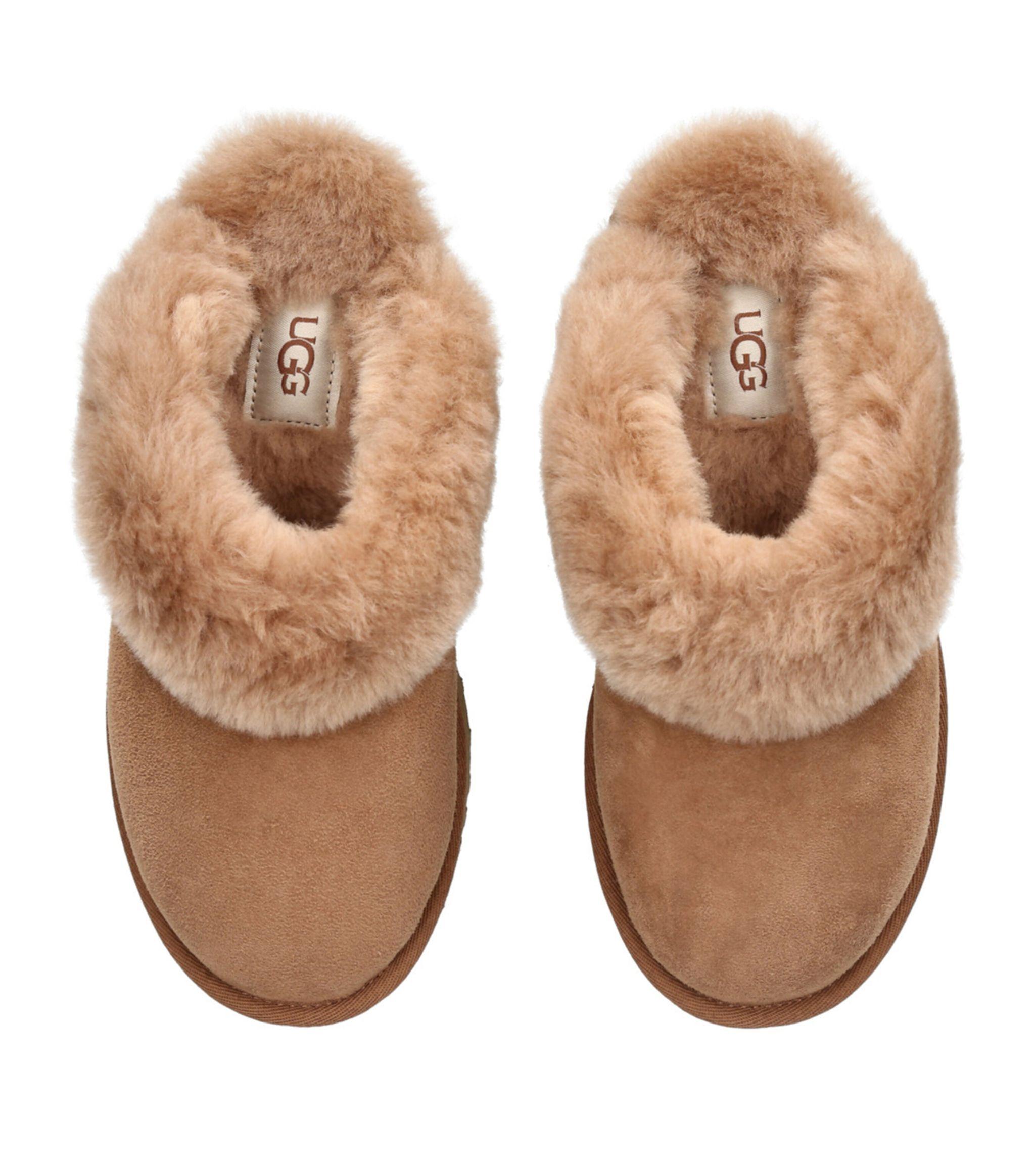 UGG Classic Ii Suede Slippers in Brown | Lyst