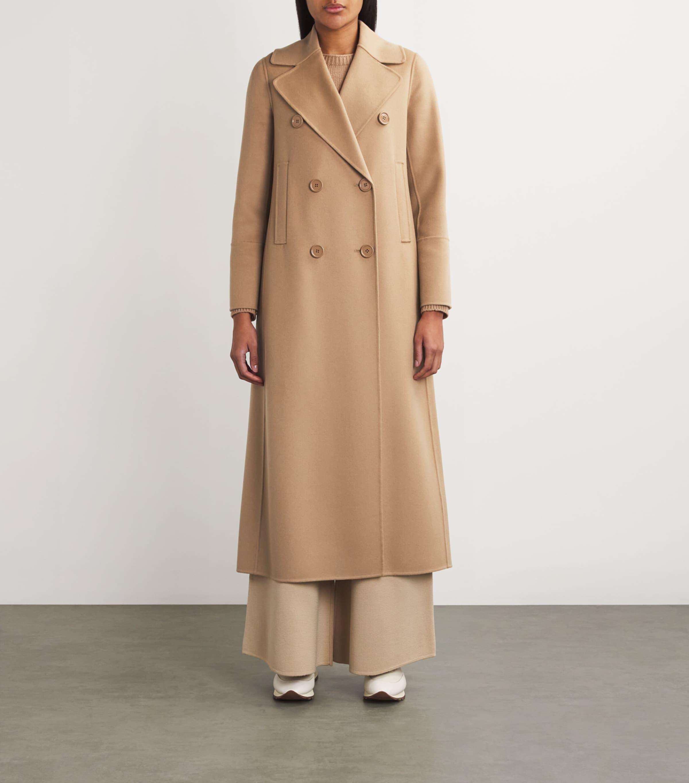 Wool Coat S Max Mara Harrods Max Mara Virgin Wool Double-Breasted