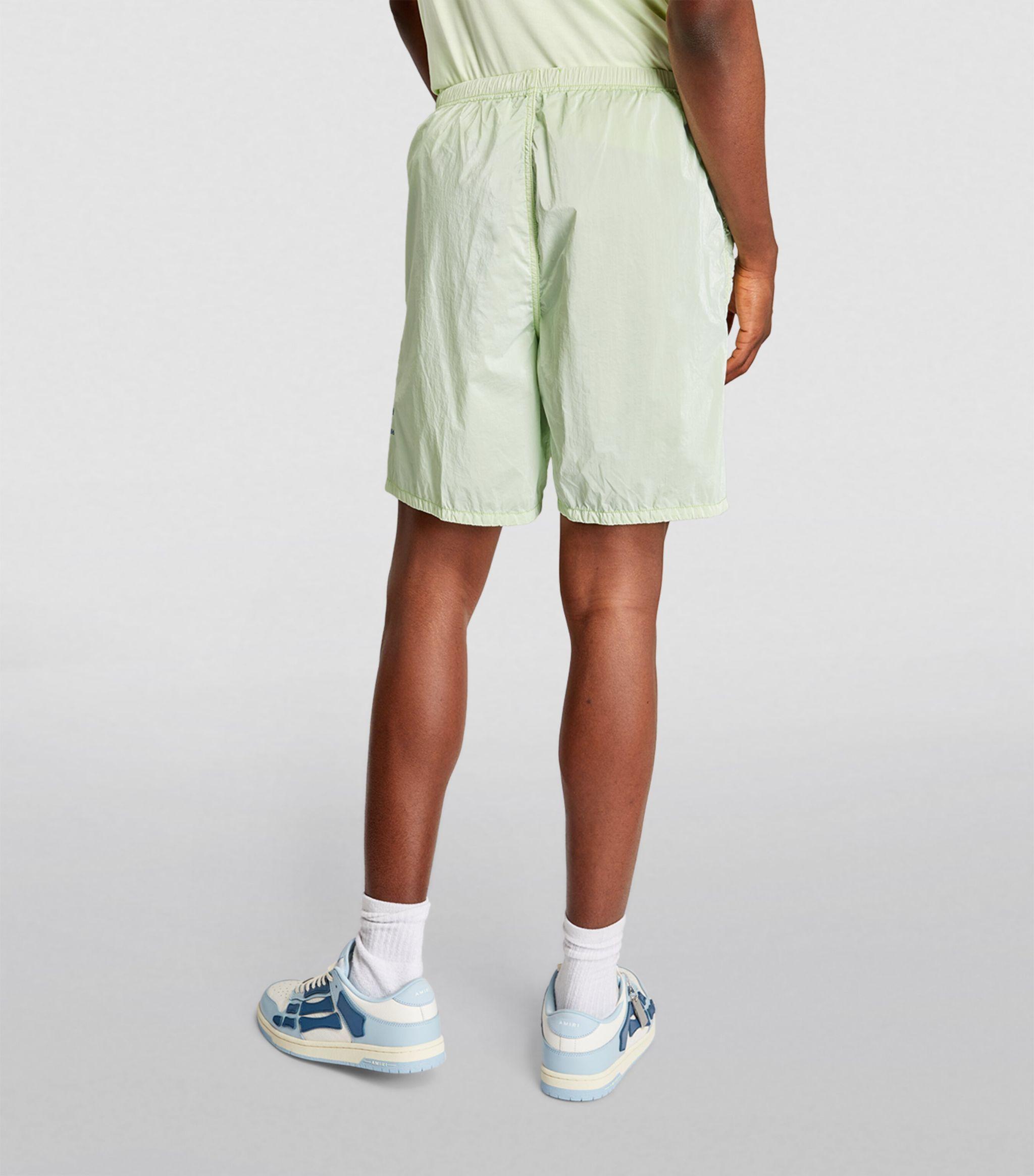 Stone Island Ripstop Shorts in Green for Men | Lyst