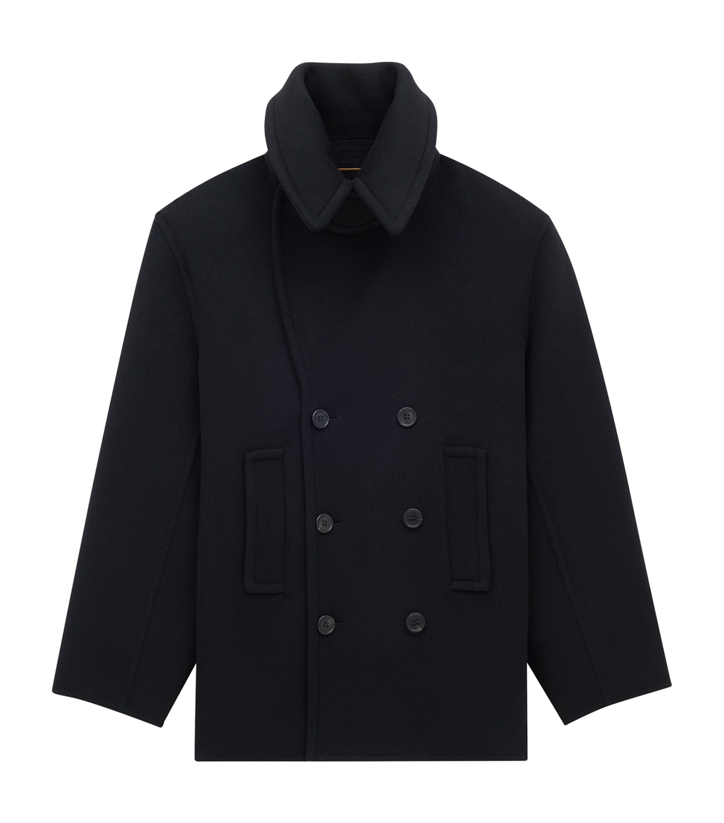 コート Saint Laurent FW24 MP11 SHORT PEACOAT (810508Y080W 1000) Women's Saint Laurent Long coats and winter coats | Lyst