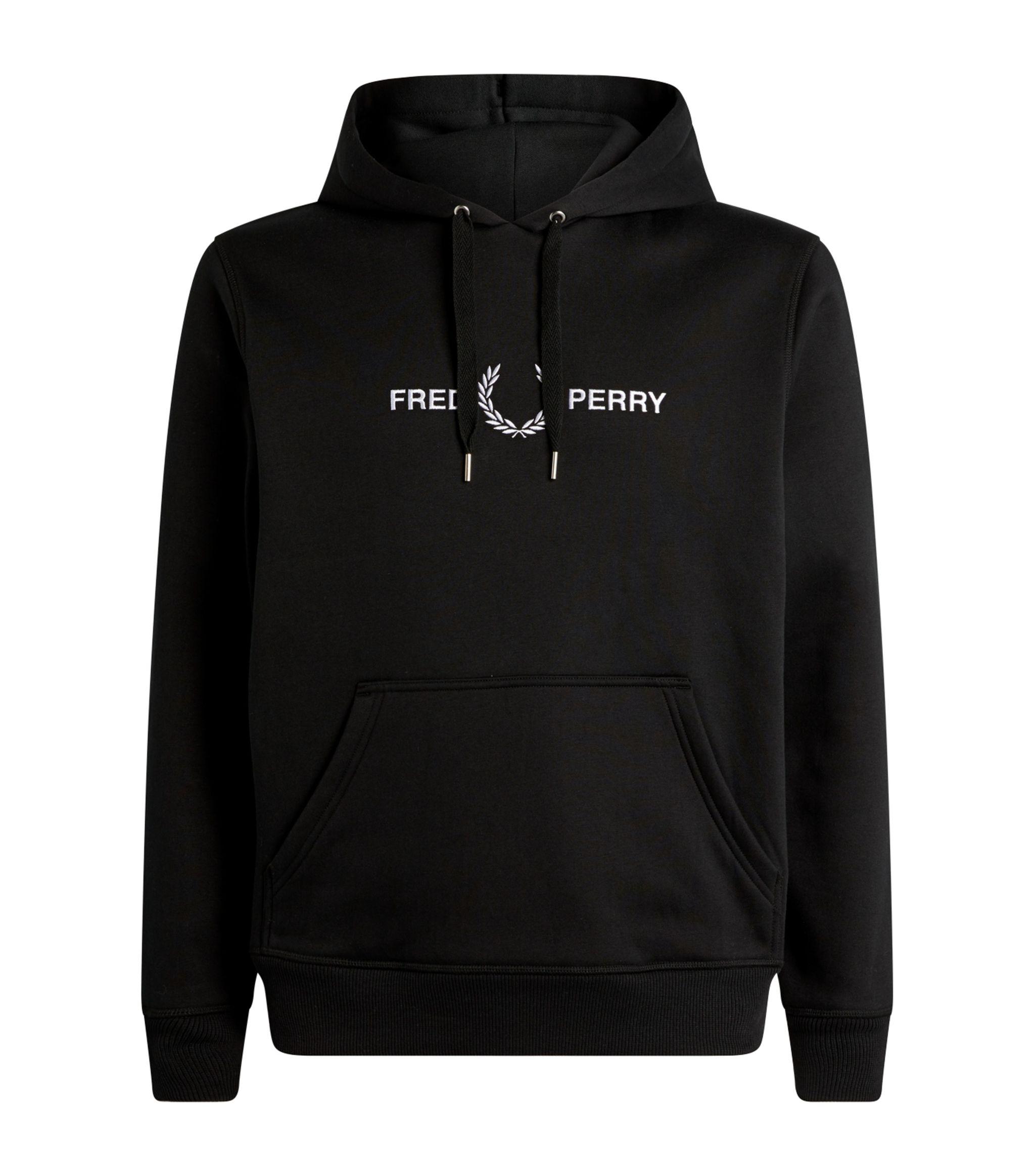 fred perry laurel wreath crew neck sweatshirt