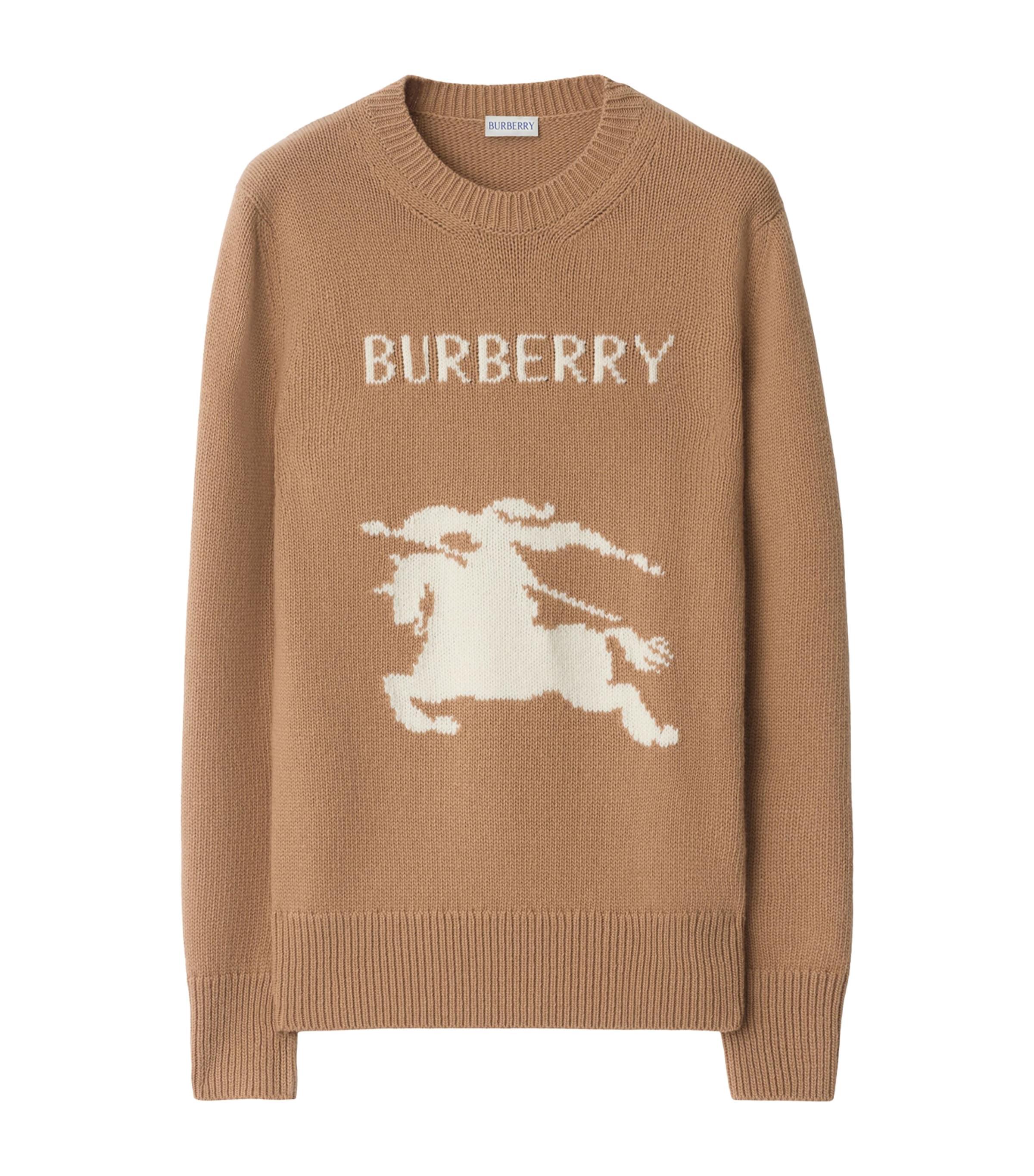 Wool Womens Burberry Jumper Burberry Check Wool Cashmere Jacquard