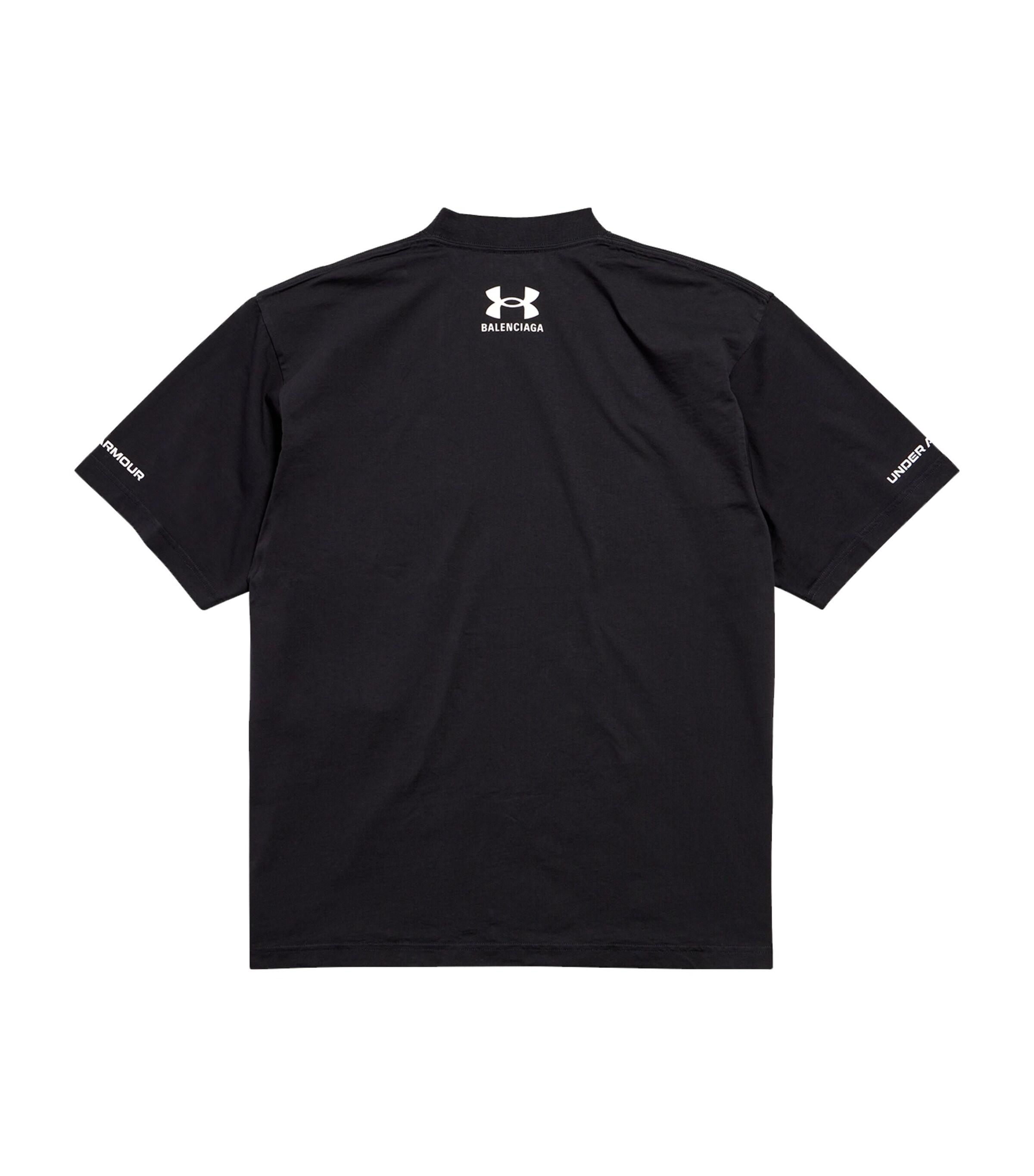 【関税込】 BALENCIAGA X UNDER ARMOUR Tシャツ - ブラック x Under Armour cotton T-shirt in black - Balenciaga | Mytheresa