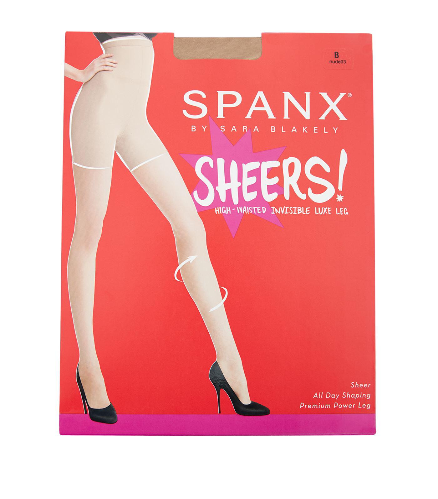 Womens Clothing Hosiery Waisted Luxe Leg Tights in Black Spanx Synthetic High 