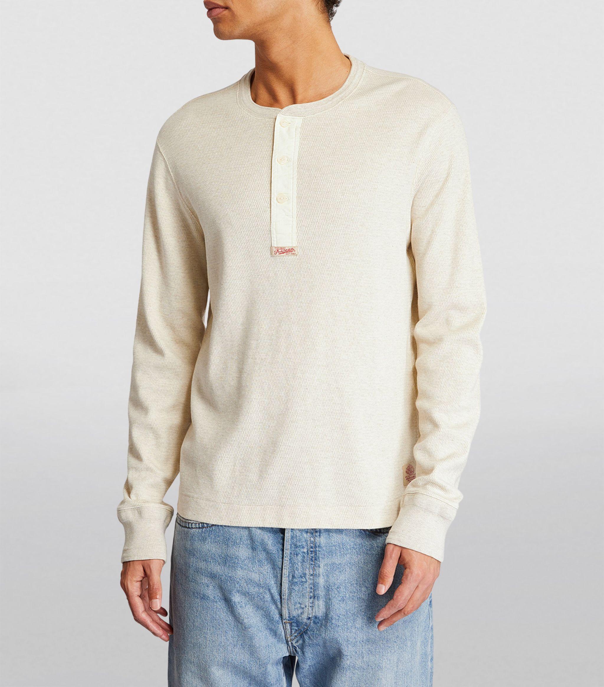 ralph lauren waffle knit shirt