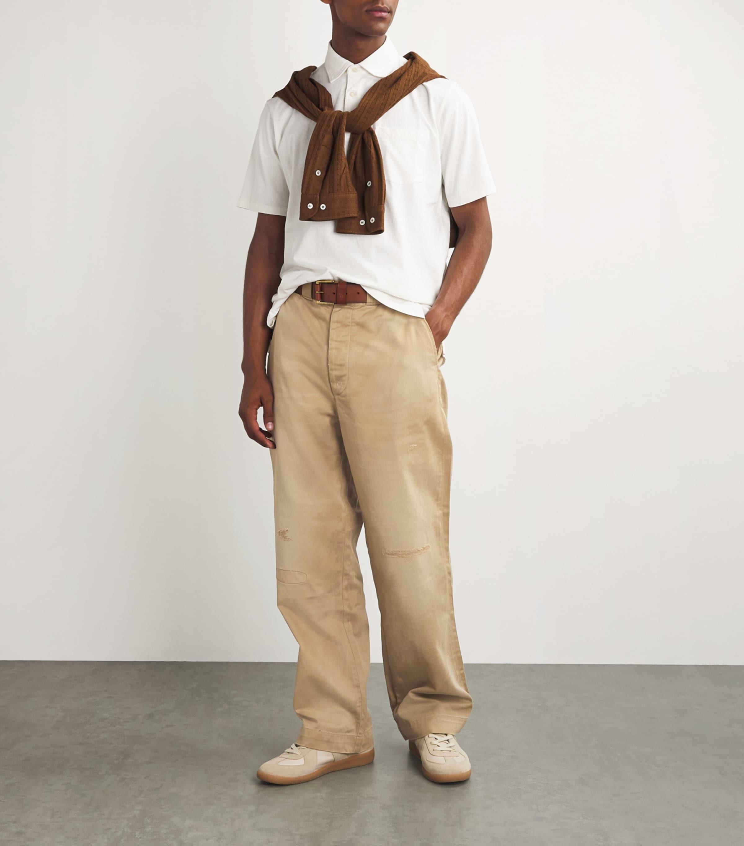 Polo Ralph Lauren Big-Fit Chino Trousers in Natural for Men Polo Ralph Lauren Big-Fit Chino Trousers in Natural for Men