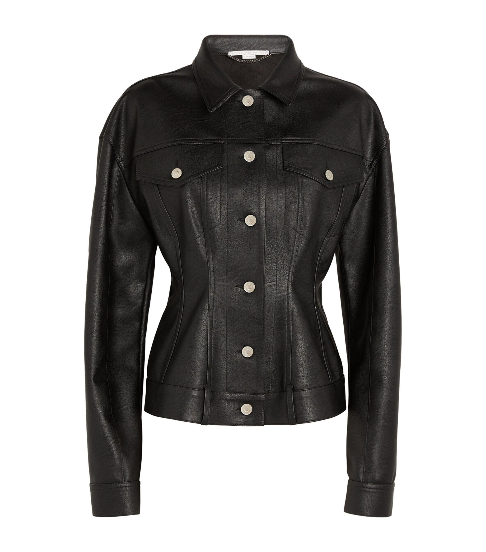 Vegan Leather Corset Jacket