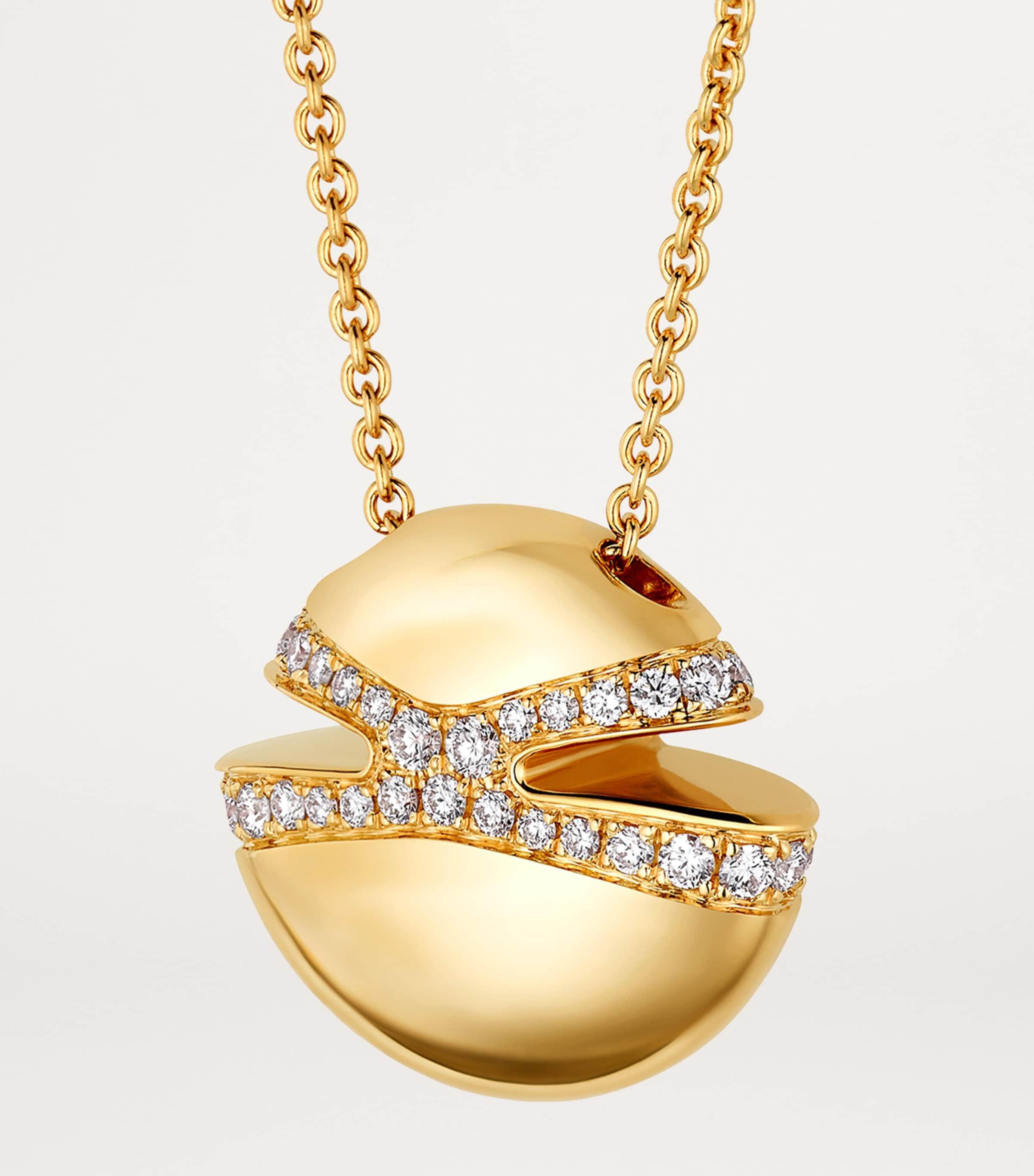 BVLGARI And Diamond Cabochon Necklace in Metallic Lyst UK