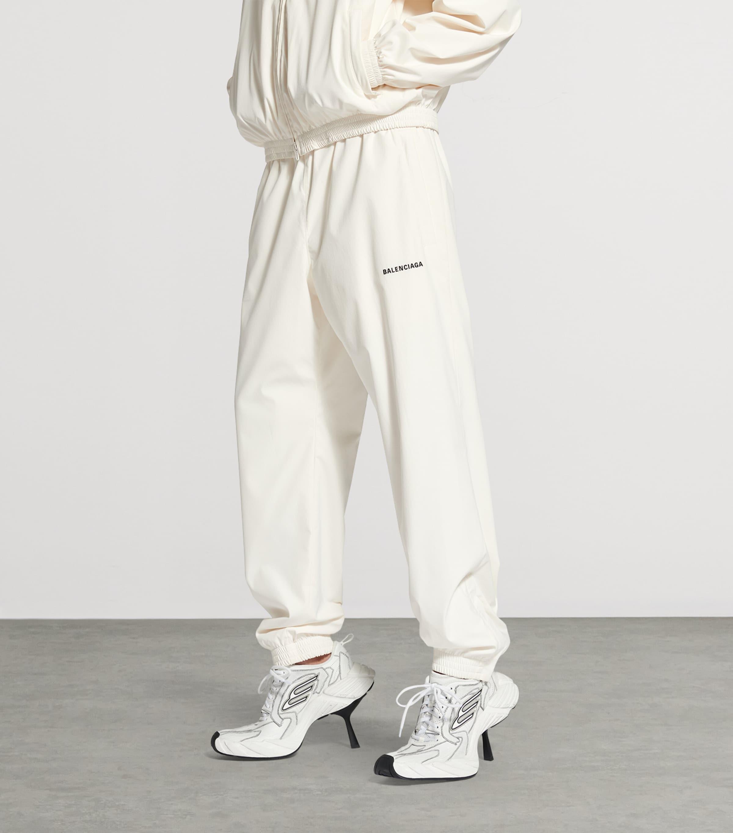 パンツ BALENCIAGA Women Straight Pants 786468TJW949000 White Women's Loose Fit Pants in White | Balenciaga US