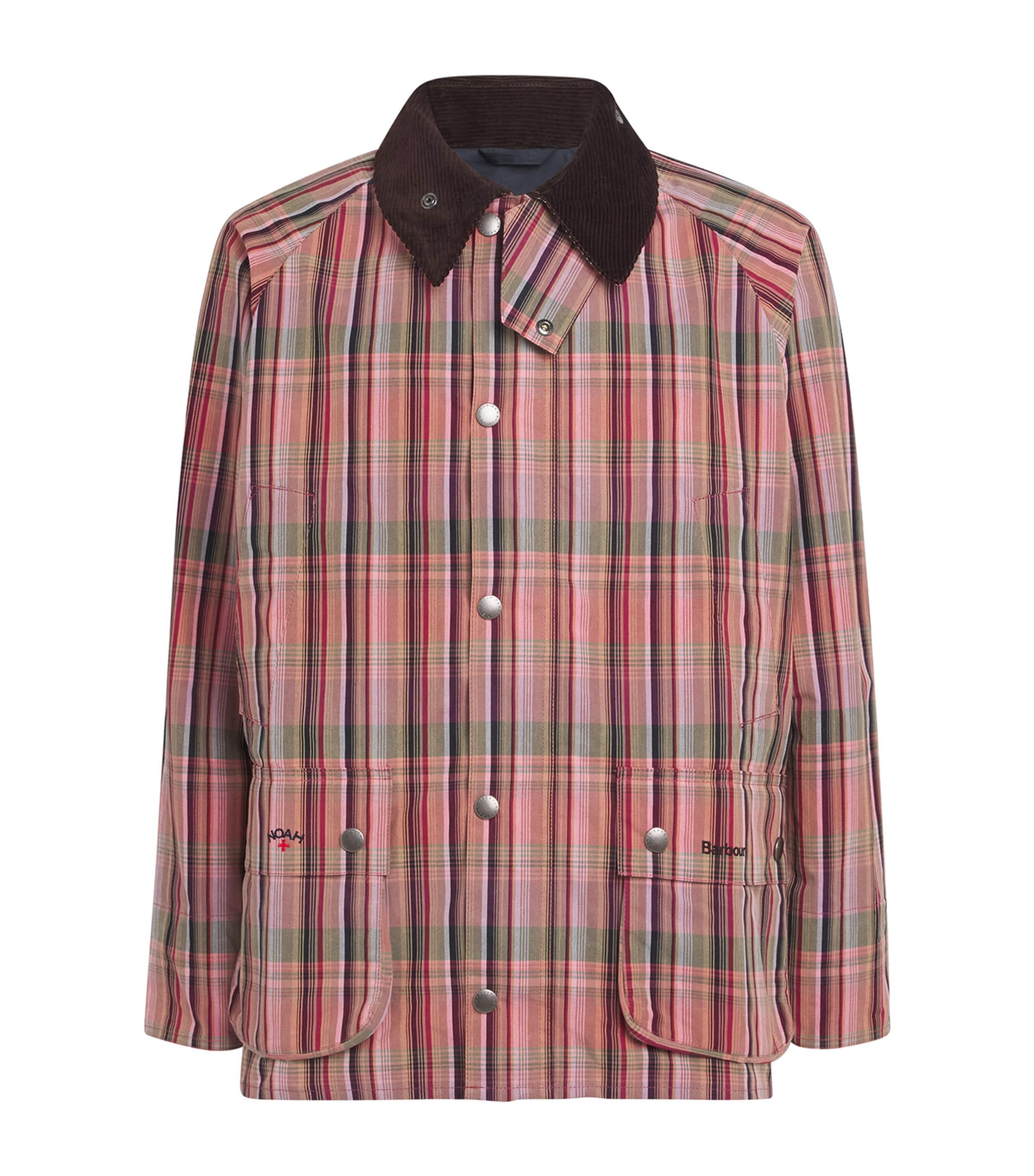 Barbour X Noah Madras Bedale Jacket in Red for Men | Lyst Canada